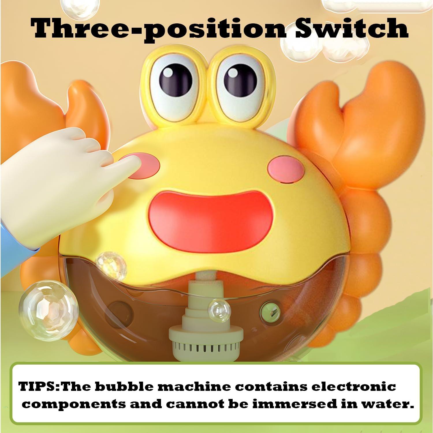 Juguete de Baño Cangrejo Burbujeante AOONTYEN para Bebés