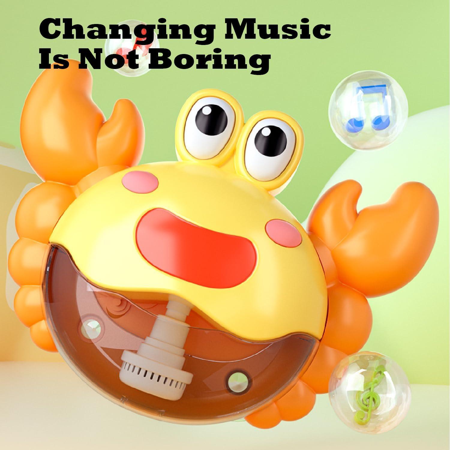 Juguete de Baño Cangrejo Burbujeante AOONTYEN para Bebés