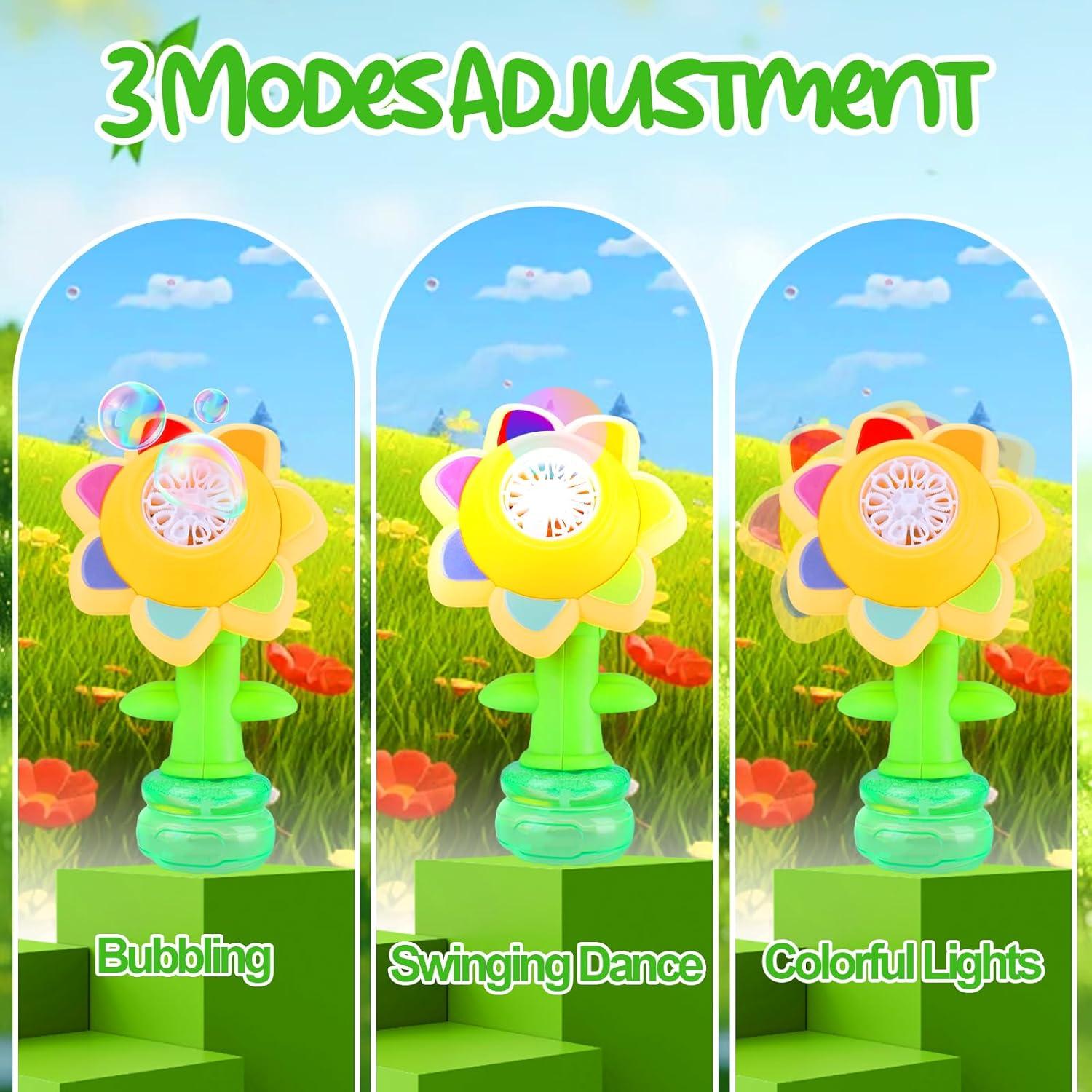 Máquina de Burbujas Recargable Vodolo con Luces LED 7 Colores