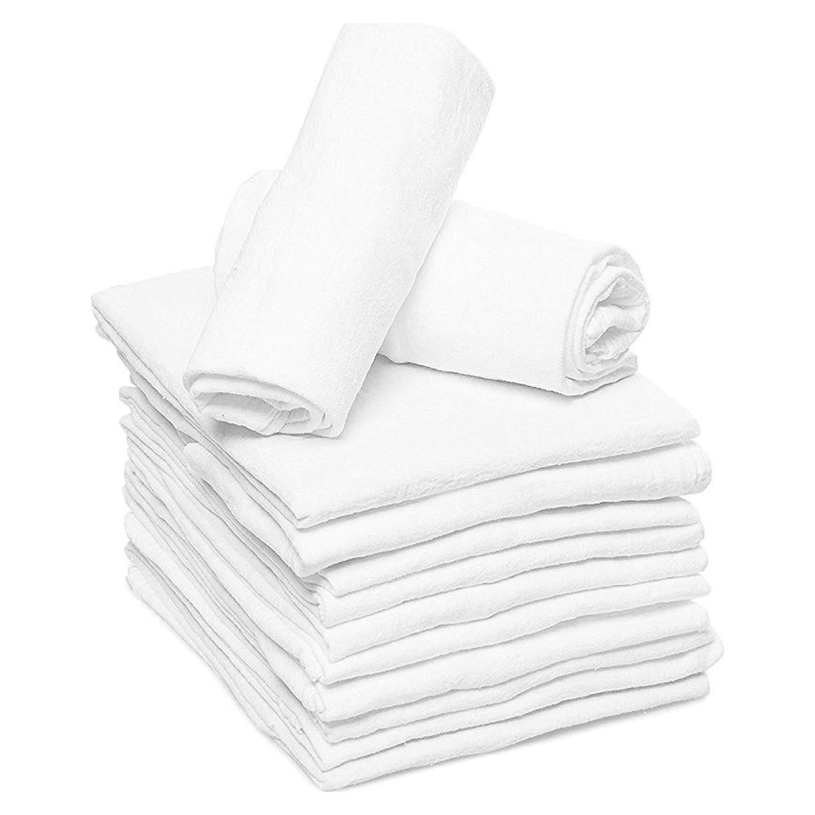 Paquete de 10 Pañales de Tela Ruvanti 100% Algodón 58x58cm