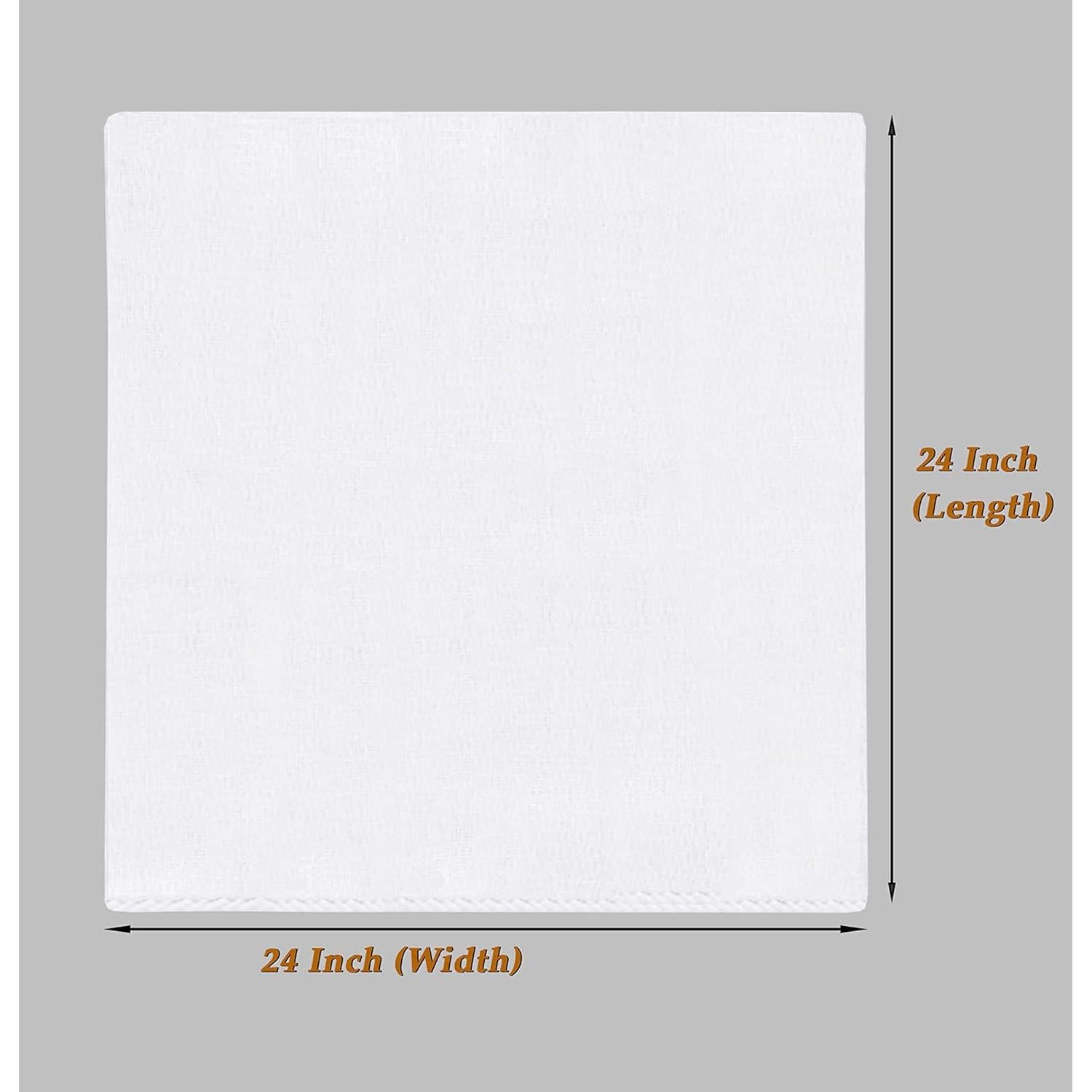 Paquete de 10 Pañales de Tela Ruvanti 100% Algodón 58x58cm