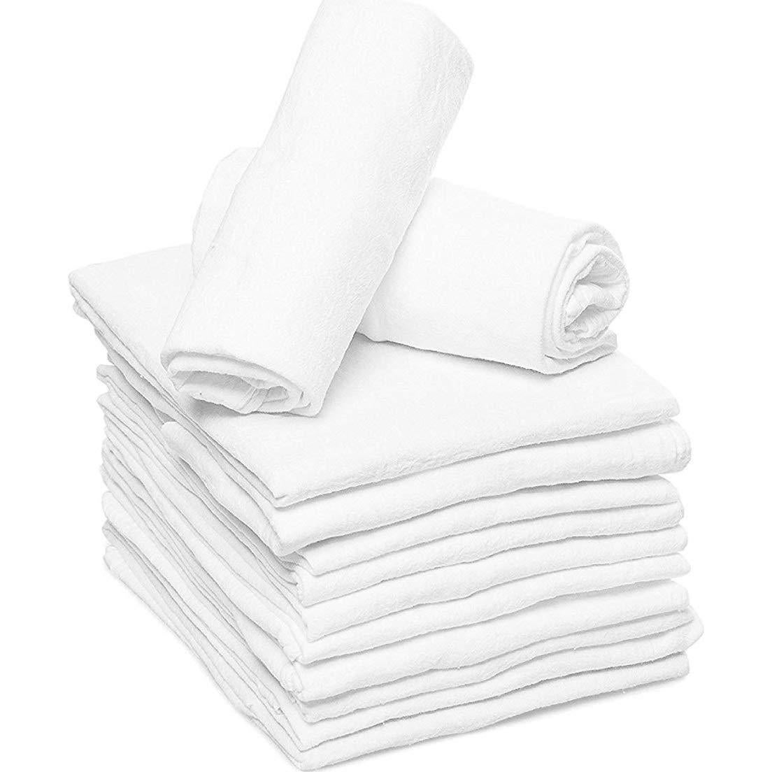 Paquete de 10 Pañales de Tela Ruvanti 100% Algodón 58x58cm