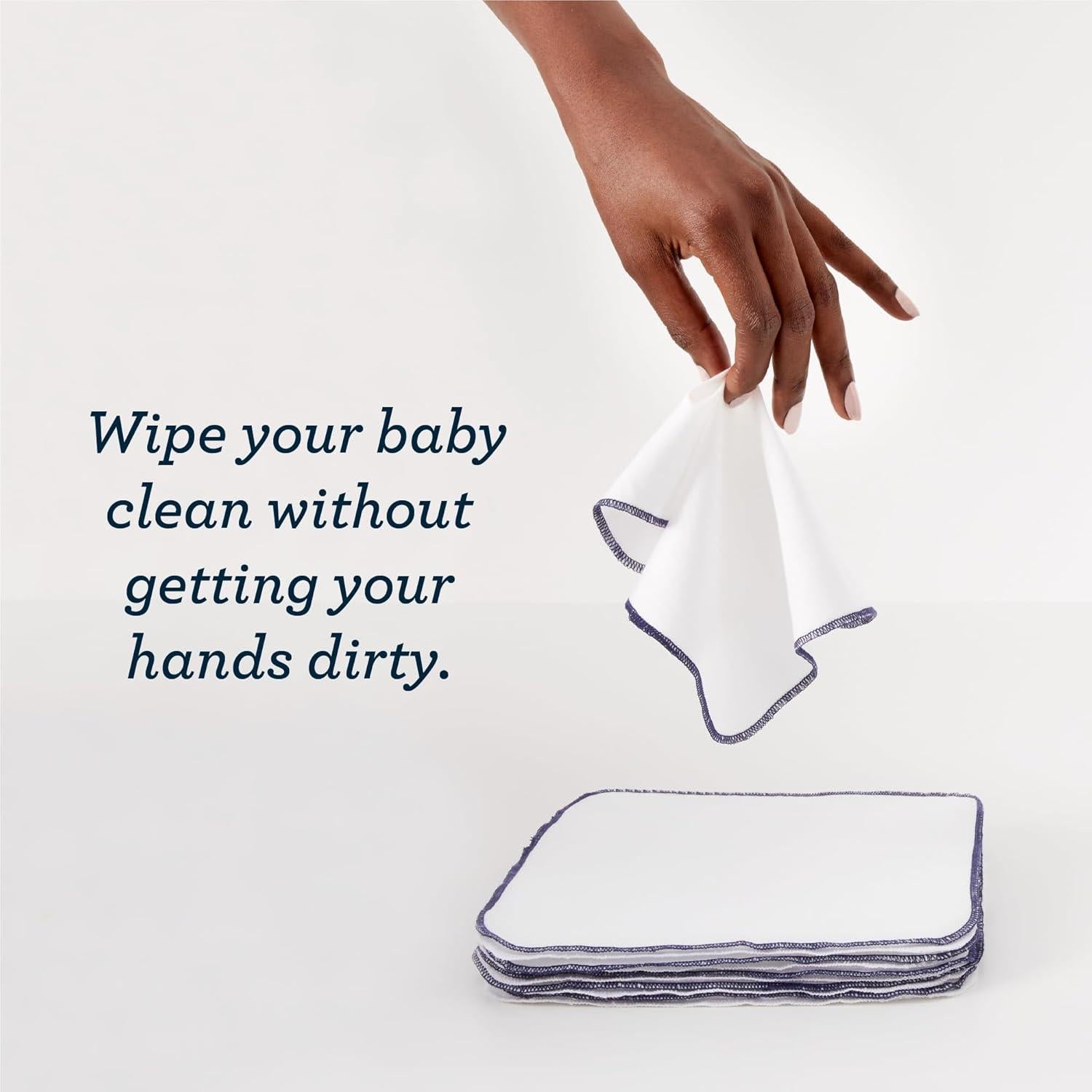 Toallitas Reutilizables Esembly de Algodón Orgánico 12 Piezas