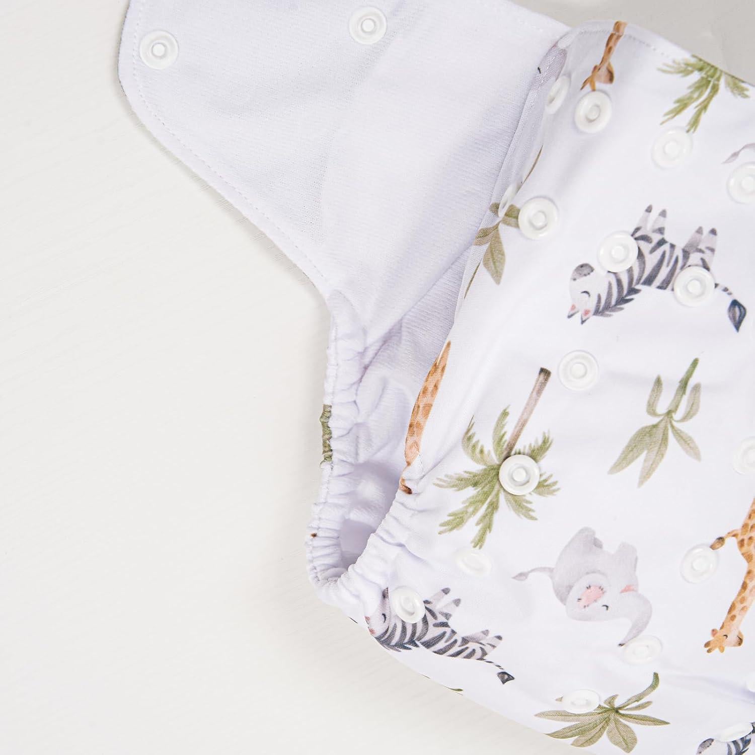 Pañales de Tela HappyFlute AD10 Ajustables 0-3 Años 2.7-15 kg