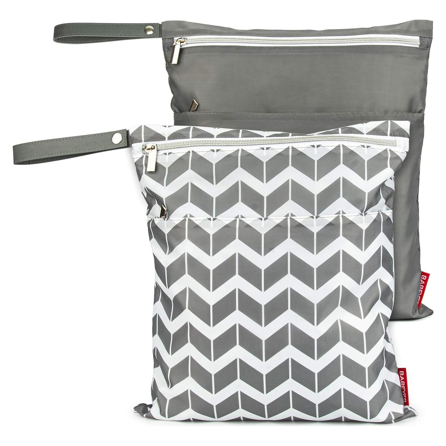 2 Bolsas Reutilizables Húmedas Secas BABEYER Impermeables 35.56x30.48cm