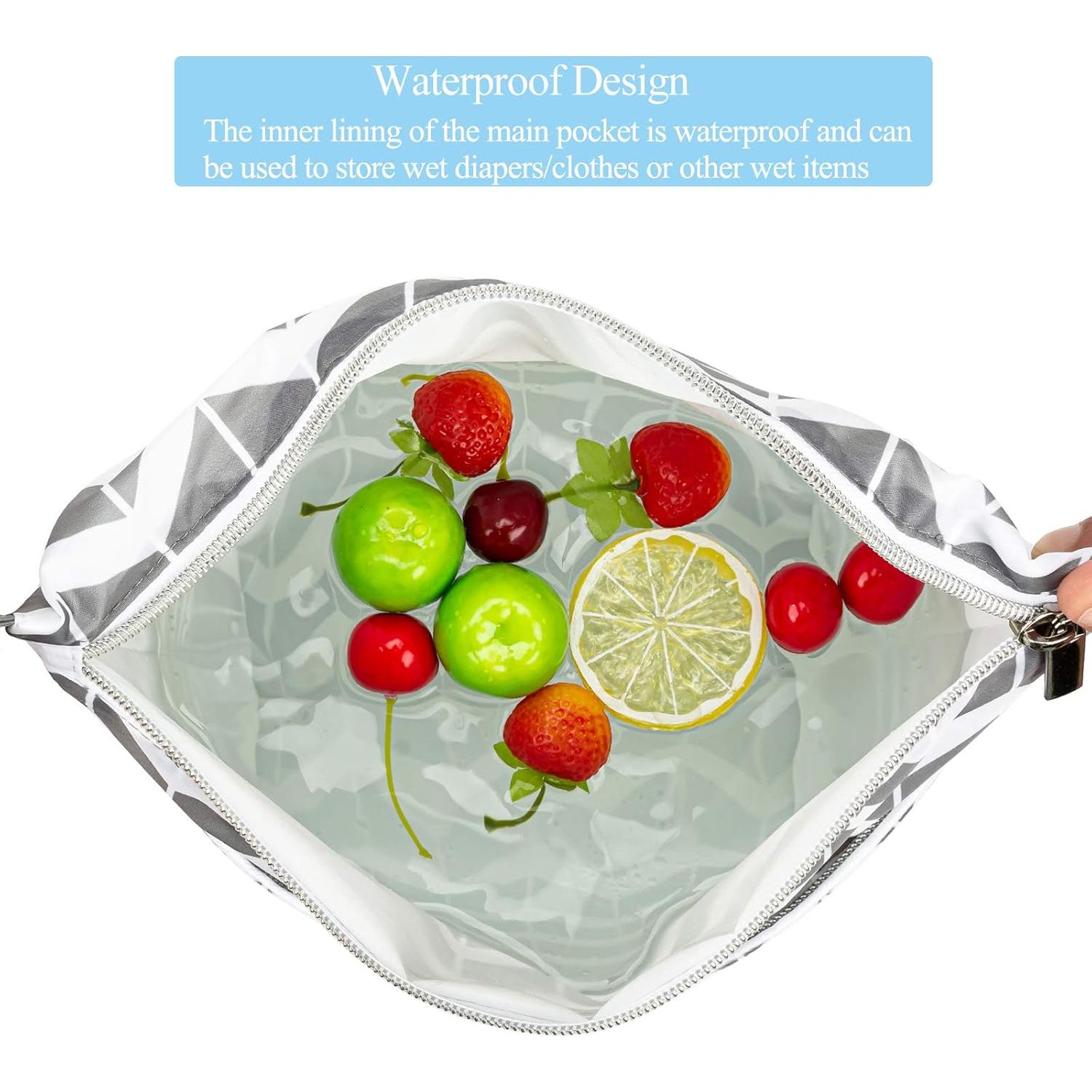 2 Bolsas Reutilizables Húmedas Secas BABEYER Impermeables 35.56x30.48cm