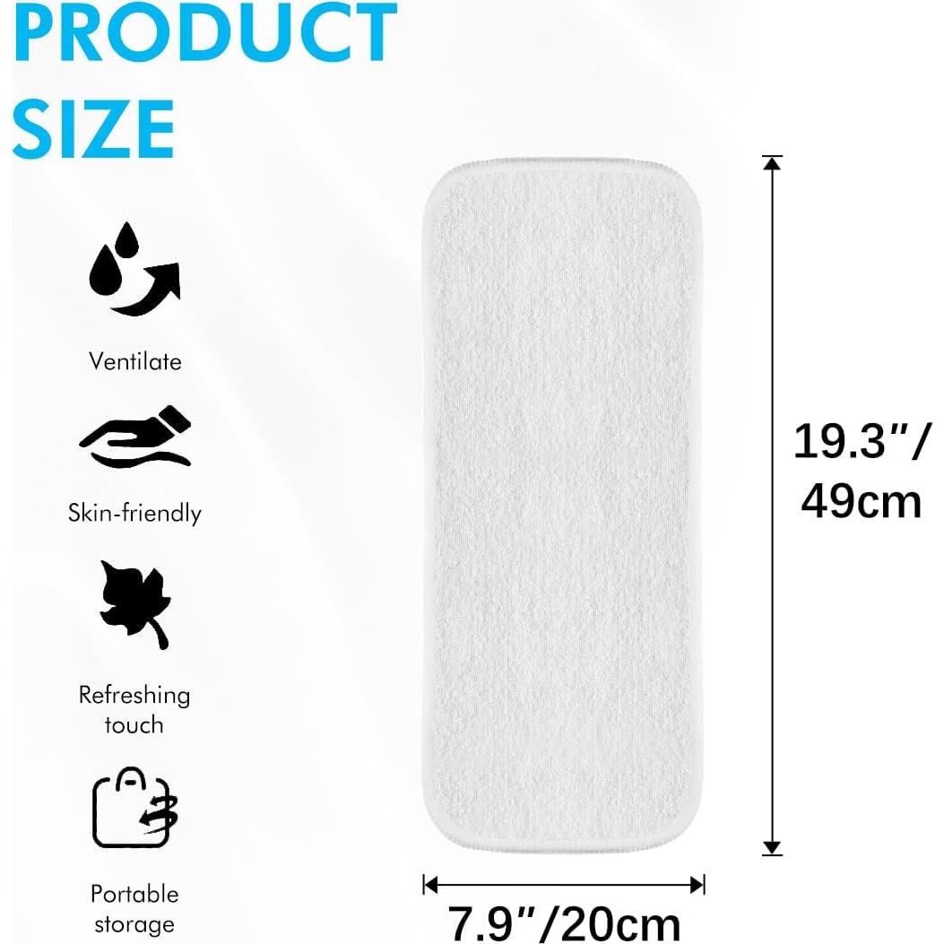 Paquete de 6 Insertos de Microfibra Rayón 4 Capas 48x20cm