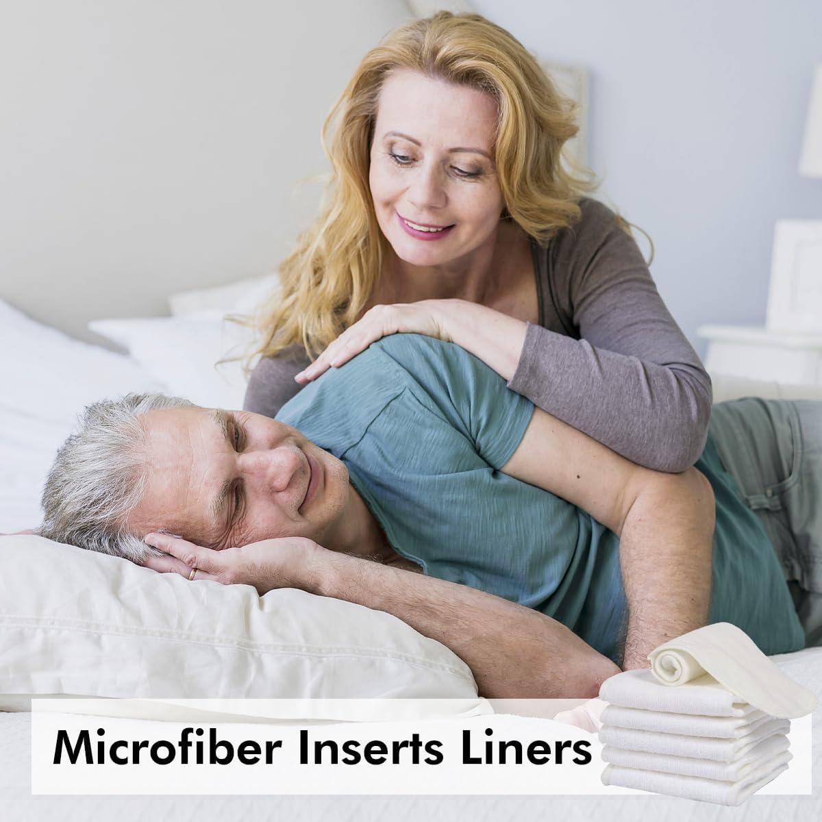 Paquete de 6 Insertos de Microfibra Rayón 4 Capas 48x20cm