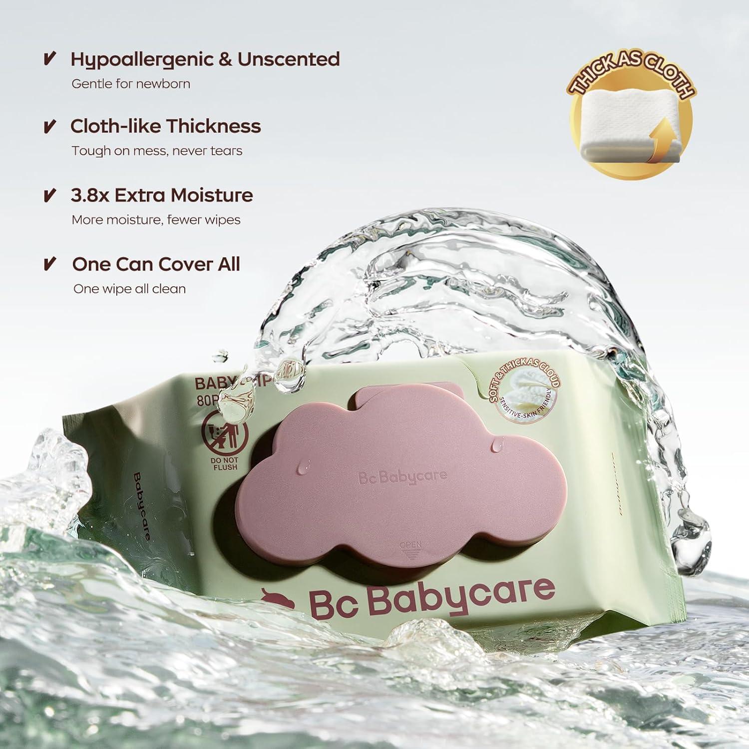 Toallitas Húmedas para Bebés Bc Babycare Cloud XL, 240 Unidades