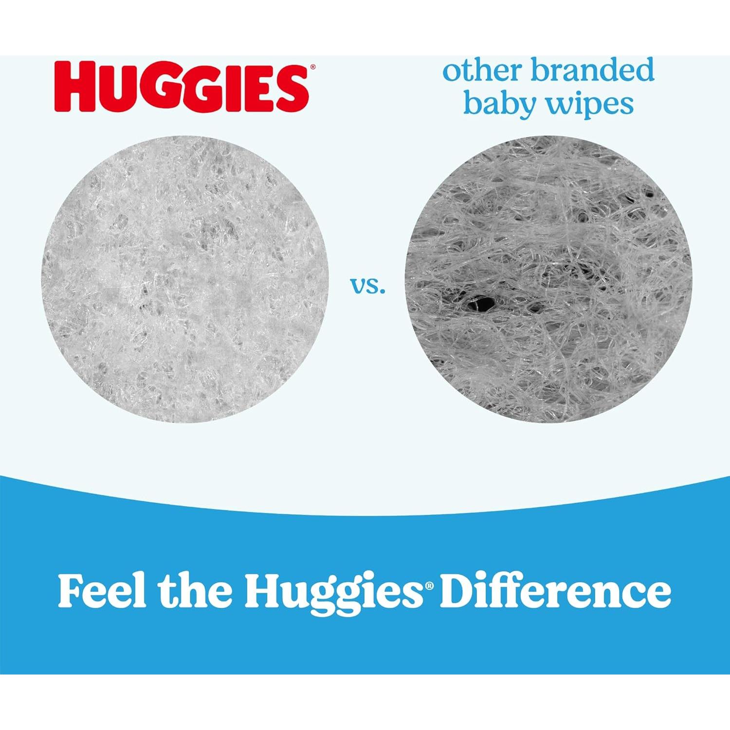 Toallitas Huggies Cuidado Natural 560 Unidades Pepino Aloe Vitamina E