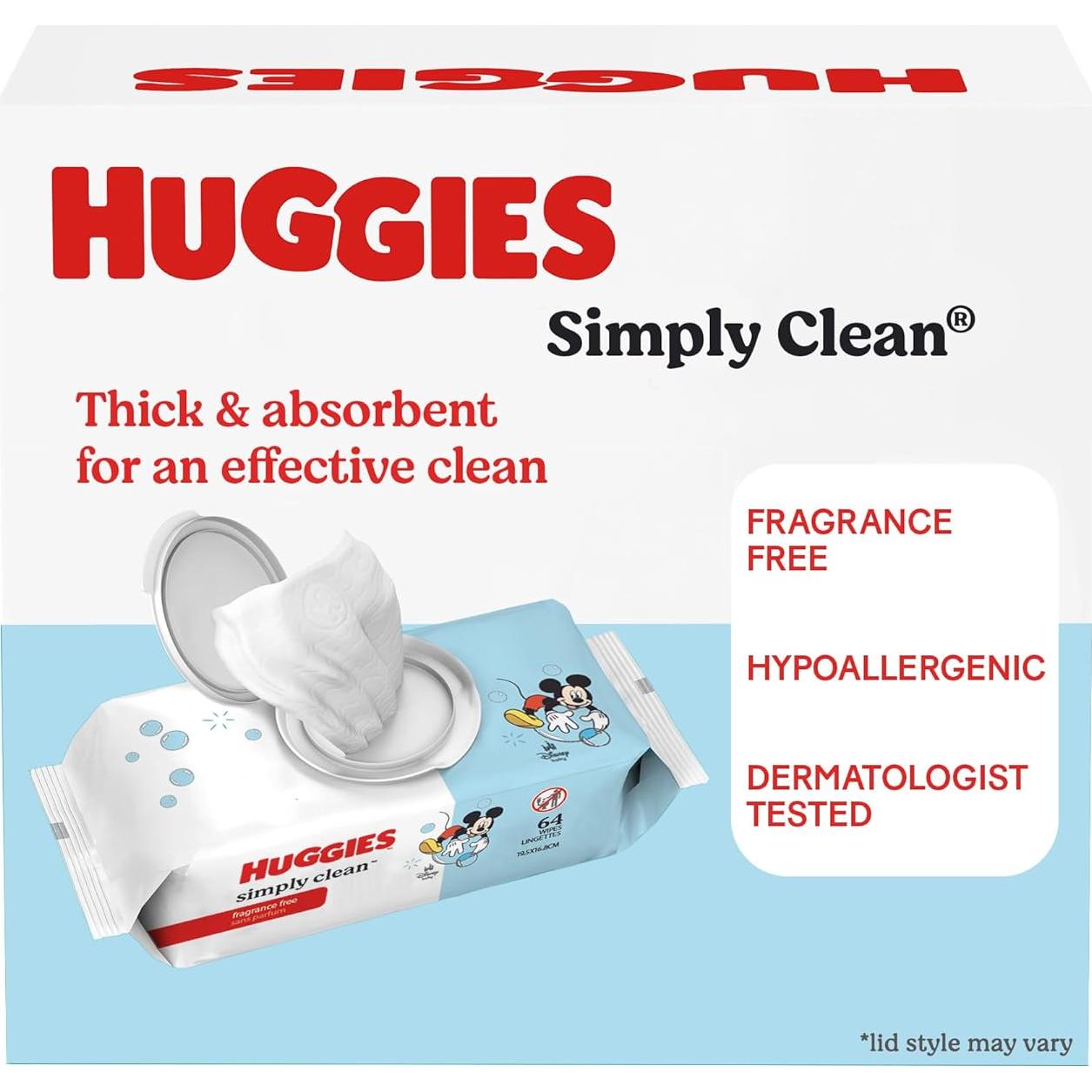 Toallitas Húmedas Huggies Simply Clean Sin Fragancia 704 Unidades