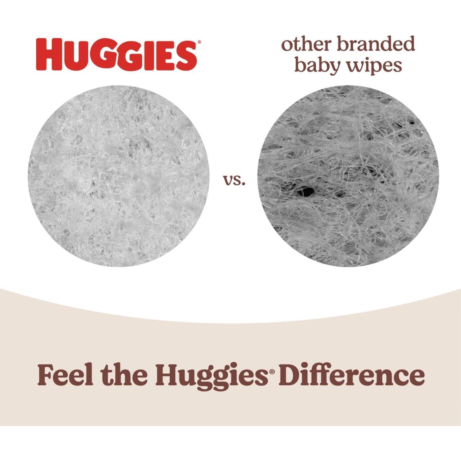 Toallitas Huggies Nourish con fragancia para bebés - 560 unidades