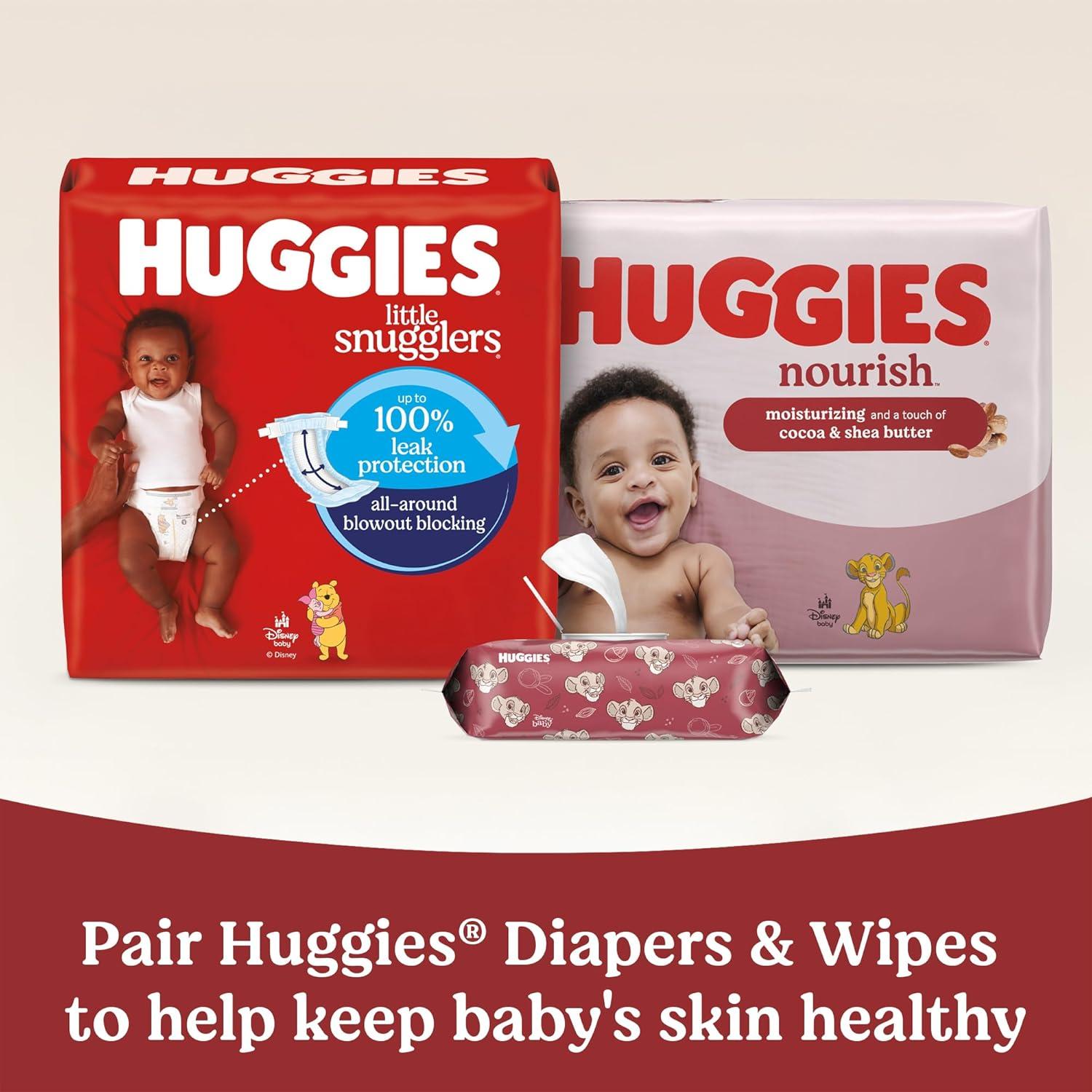 Toallitas Huggies Nourish con fragancia para bebés - 560 unidades