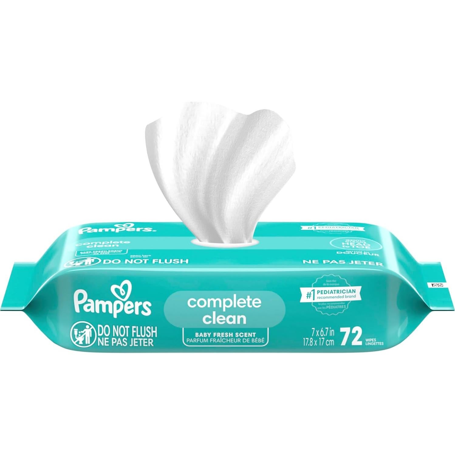 Toallitas Pampers para Bebés 864 Unidades con Fragancia Fresca