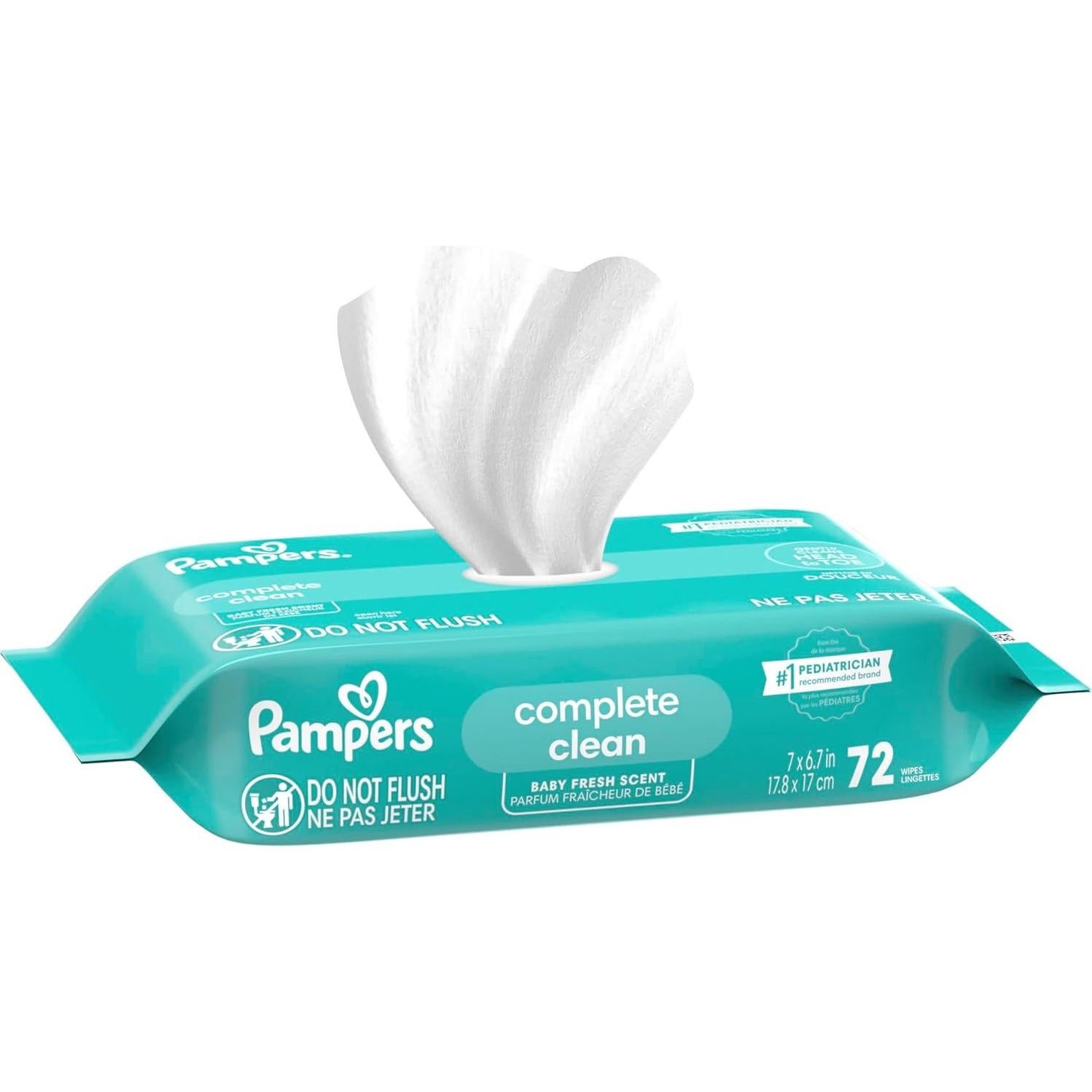 Toallitas Pampers para Bebés 864 Unidades con Fragancia Fresca