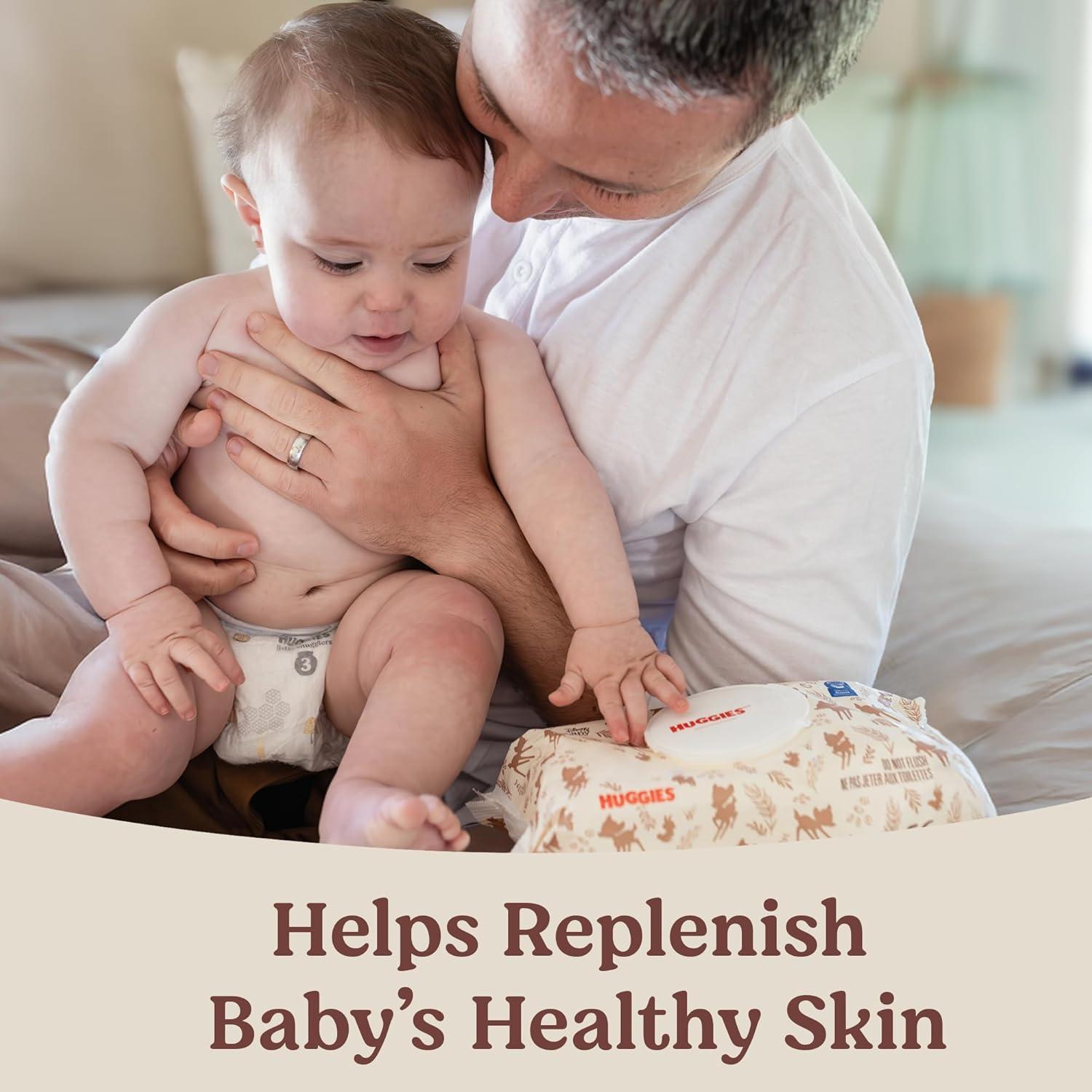 Toallitas Huggies Calm Sin Fragancia 560 Unidades Hipoalergénicas