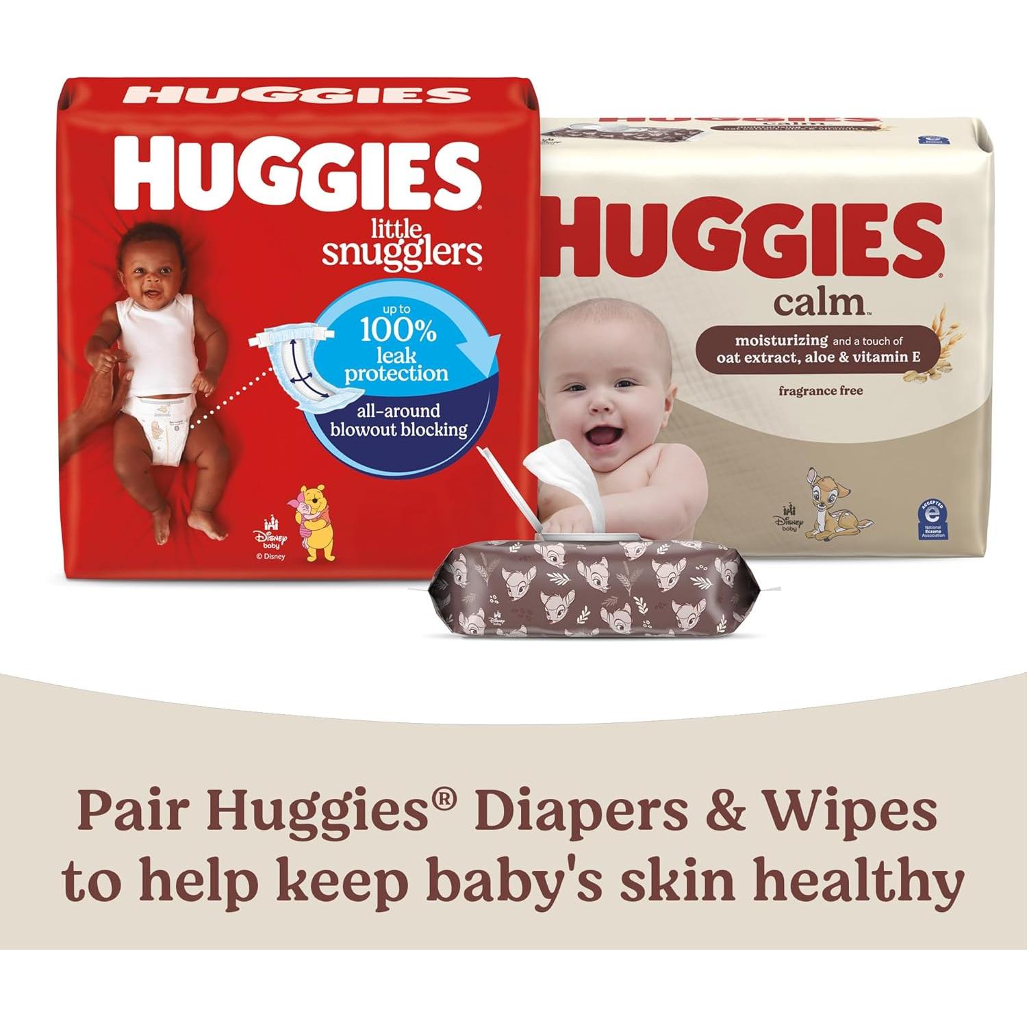Toallitas Huggies Calm Sin Fragancia 560 Unidades Hipoalergénicas