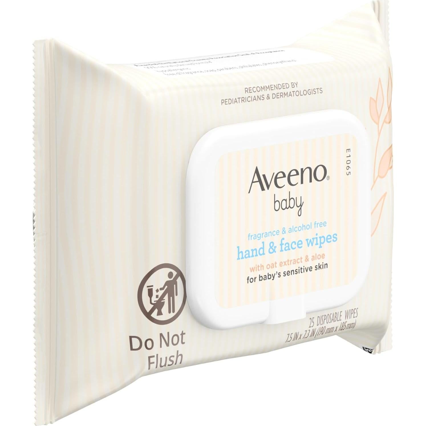 Toallitas Húmedas Aveeno Baby Sin Fragancia 25 ct - Piel Sensible