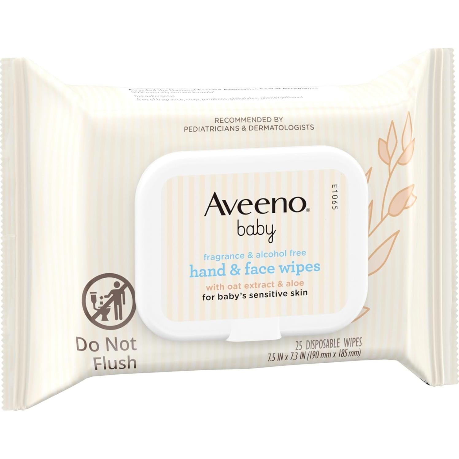 Toallitas Húmedas Aveeno Baby Sin Fragancia 25 ct - Piel Sensible
