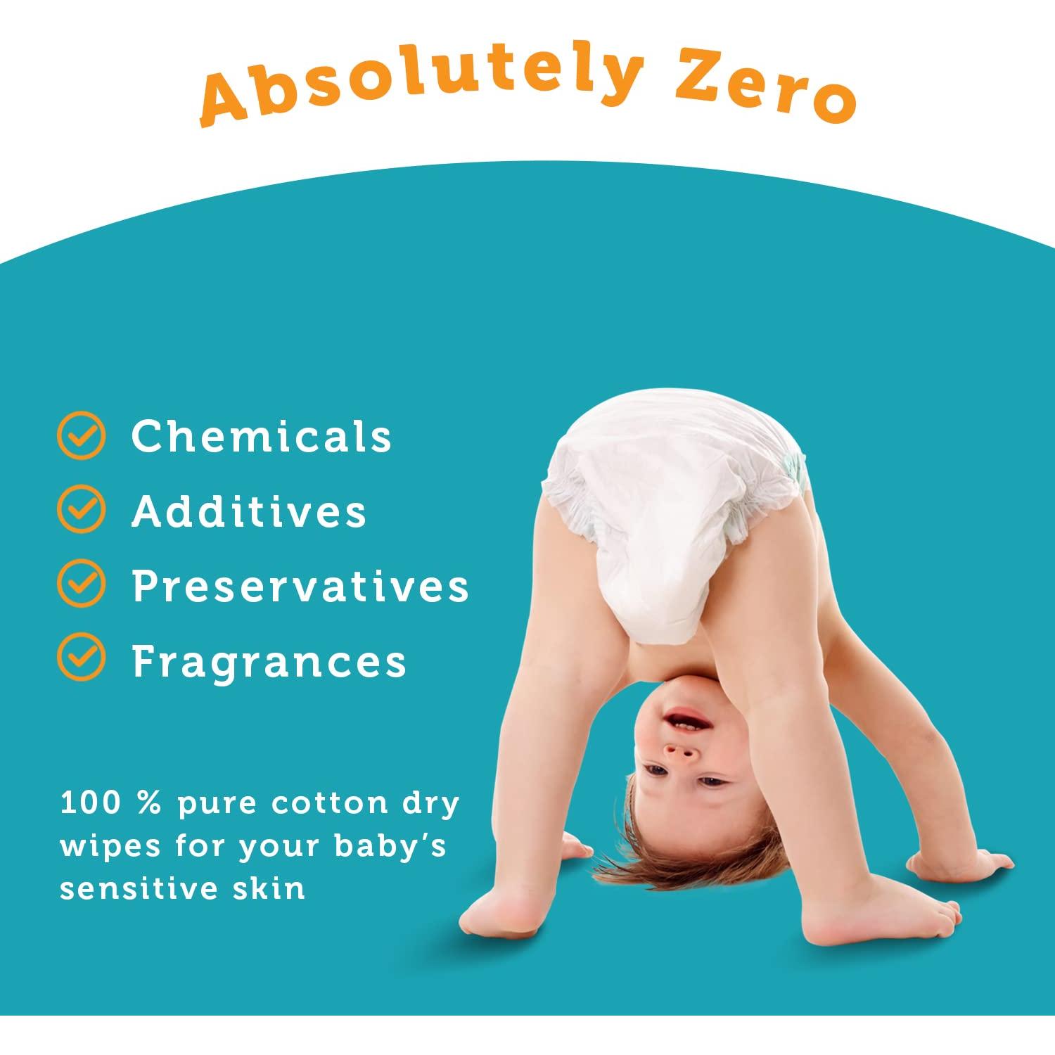 Toallitas Secas 100% Algodón Puro Whoopsie 600 Unidades