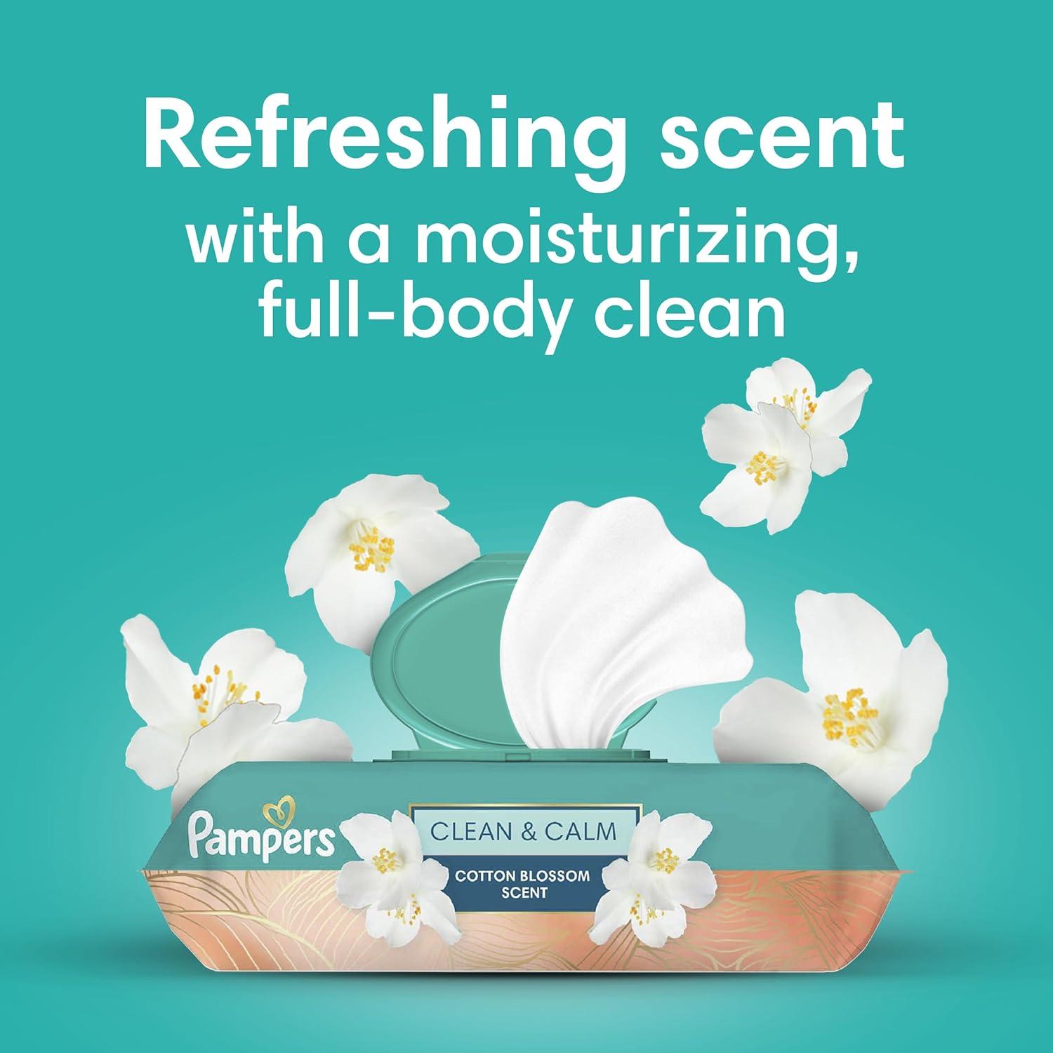 Toallitas Pampers Limpias y Calmadas 672 Unidades Aroma Algodón