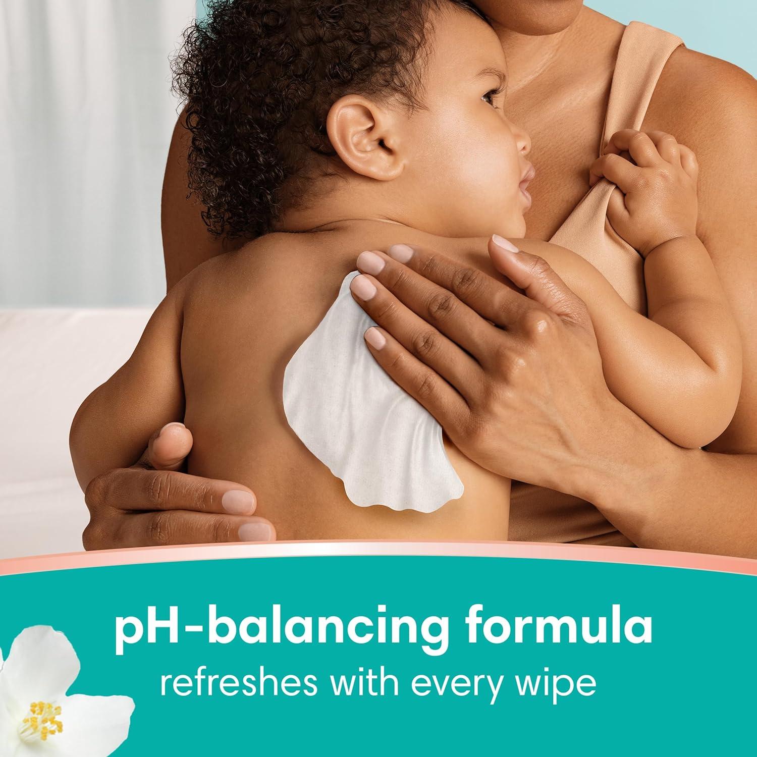 Toallitas Pampers Limpias y Calmadas 672 Unidades Aroma Algodón