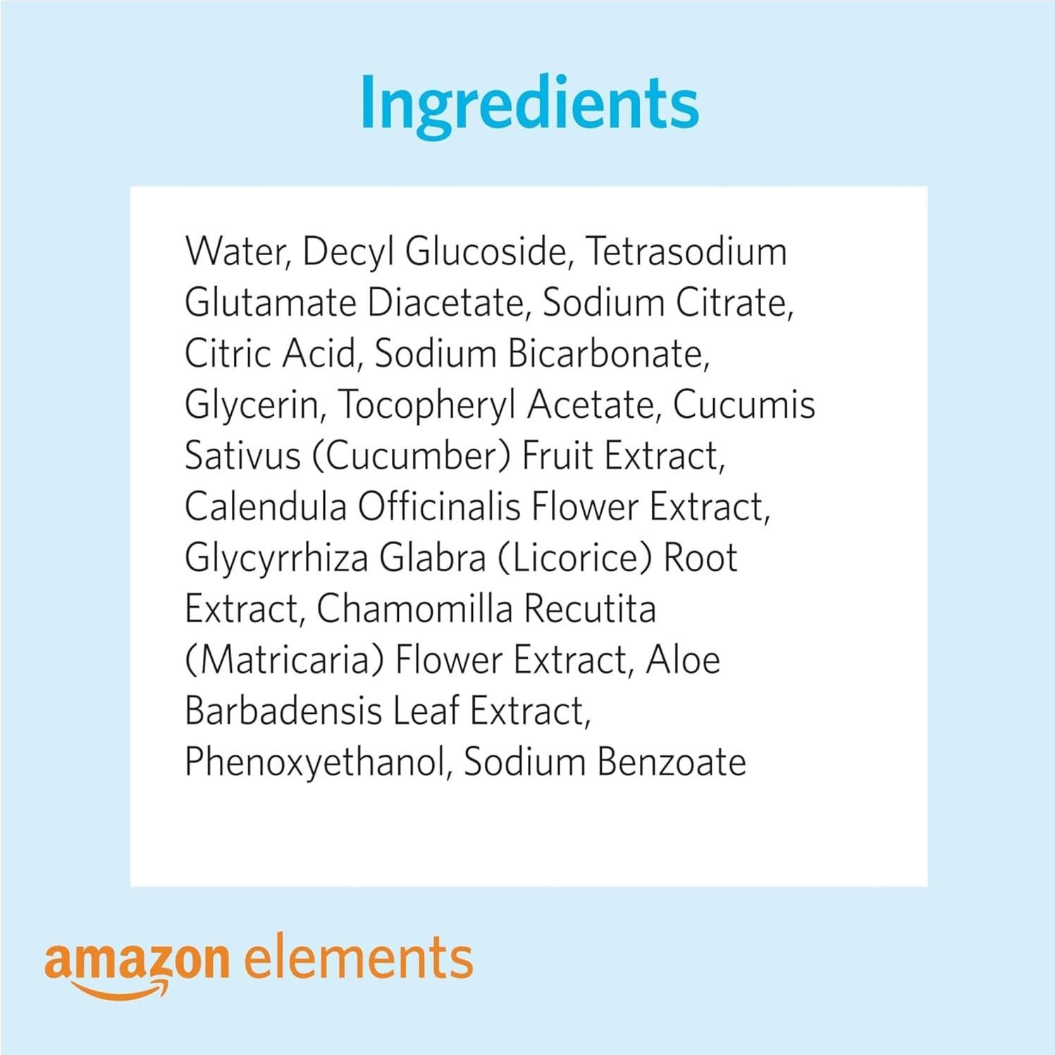 Toallitas para Bebés Amazon Elements Sin Fragancia 810 Unidades