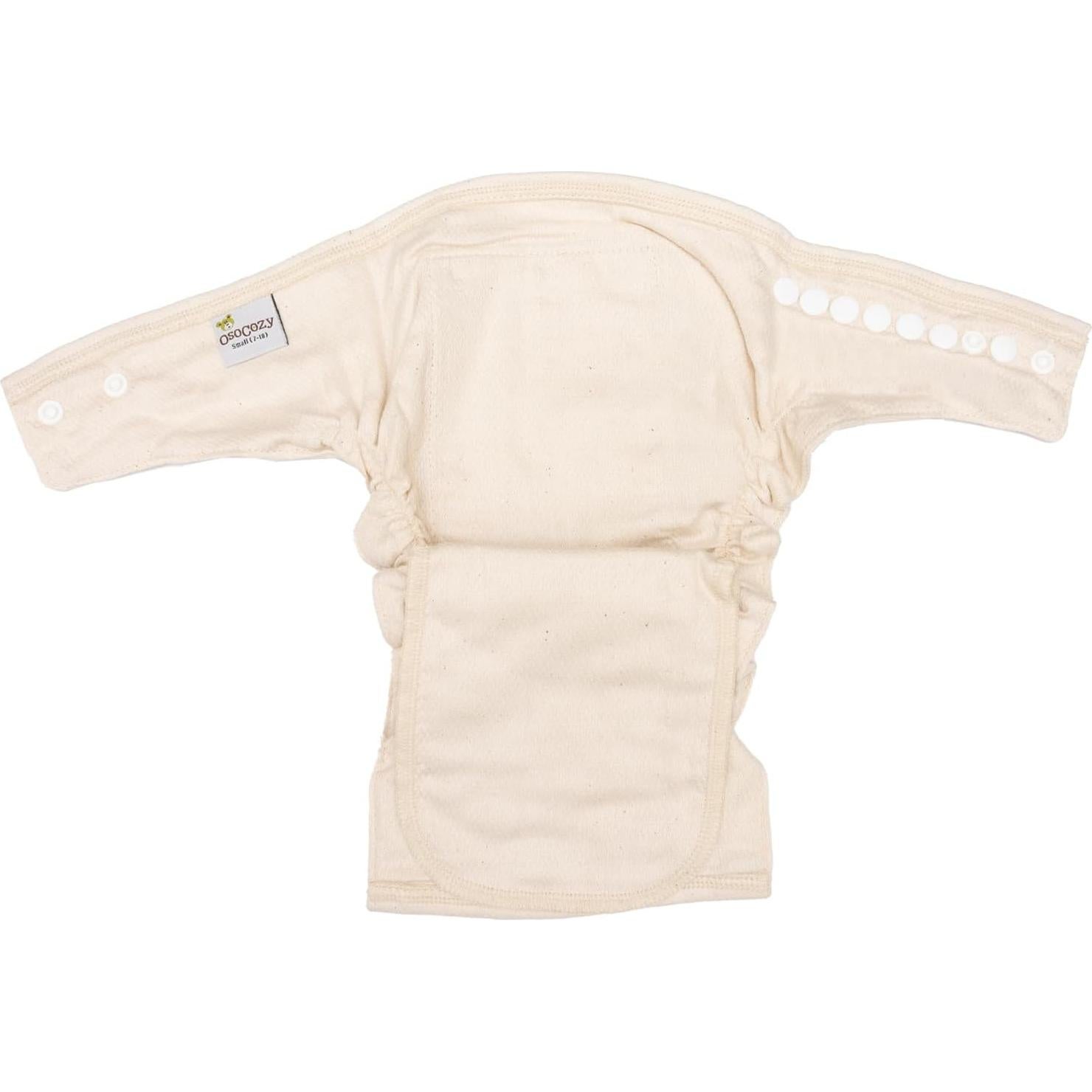 Pañal de Tela Ajustado OsoCozy 100% Algodón Birdseye - 6 Unidades