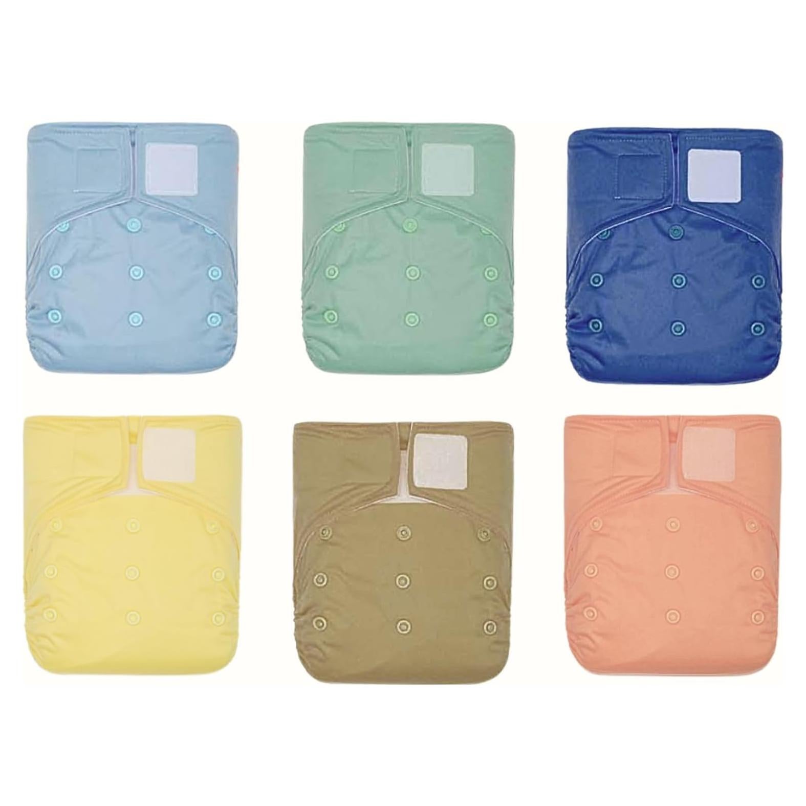 Pañales de Tela Reutilizables KaWaii HD2 - Pack de 6