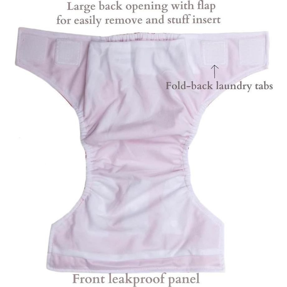 Pañales de Tela Reutilizables KaWaii HD2 - Pack de 6