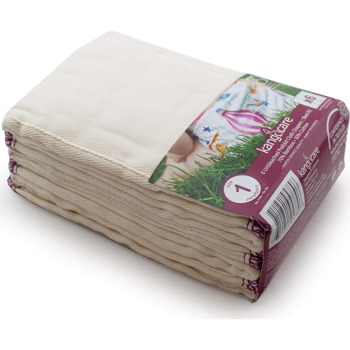 Paquete de Pañales de Tela Kanga Care Tamaño 1 + 2 Cubiertas