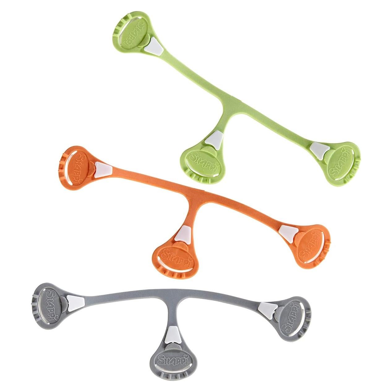 Ajustadores de Pañales de Tela Snappi - 1 Unidad - Gris/Verde/Naranja