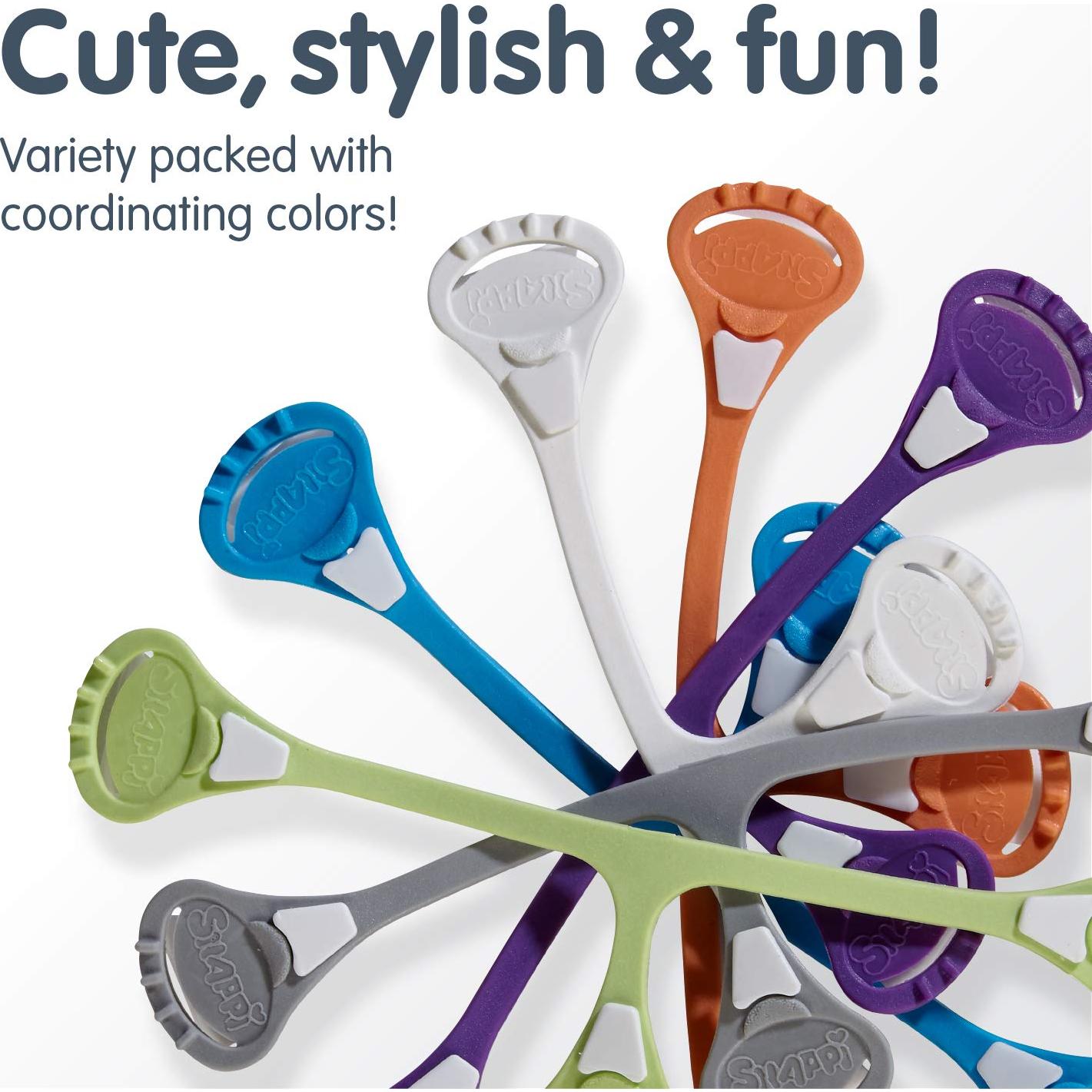 Ajustadores de Pañales de Tela Snappi - 1 Unidad - Gris/Verde/Naranja