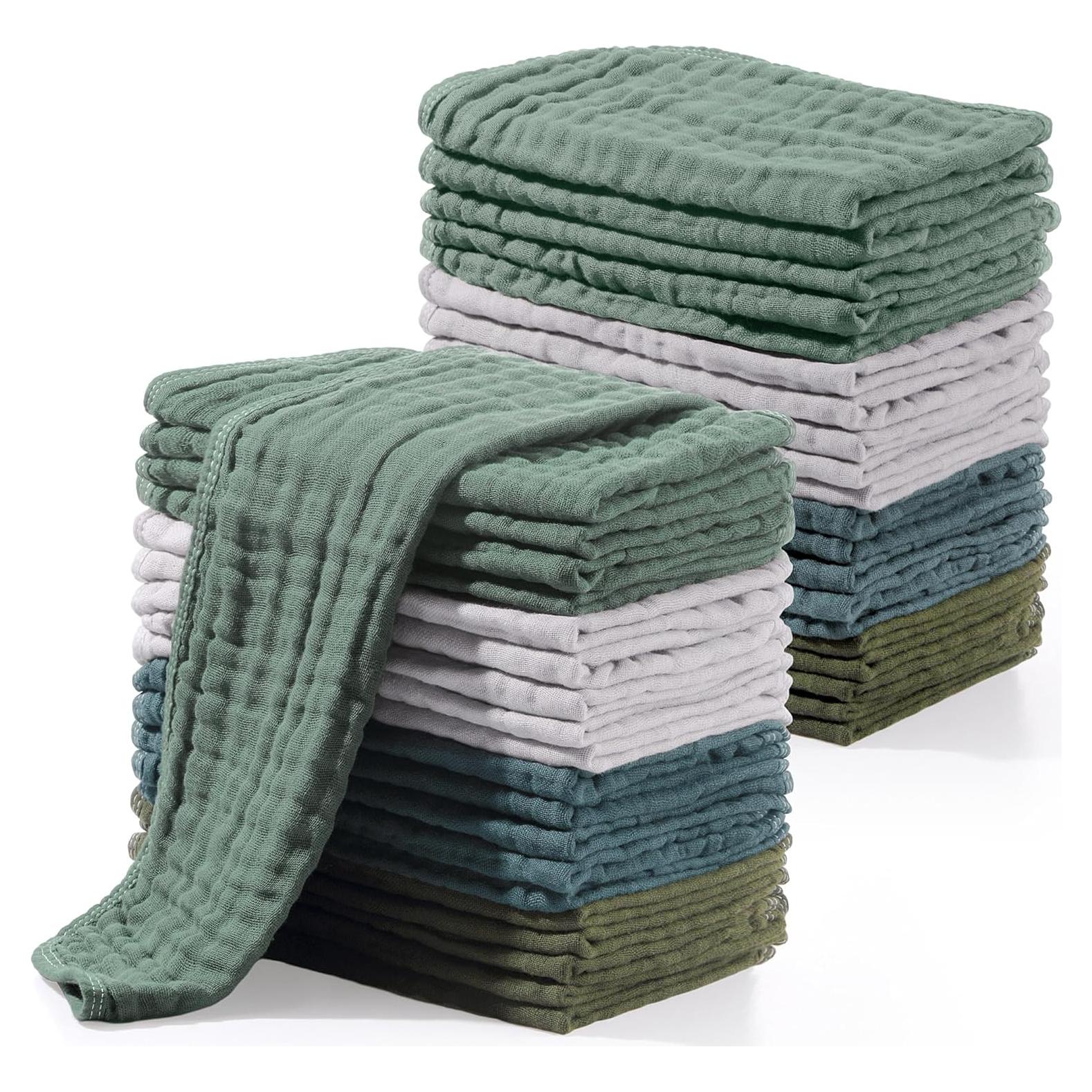 20 Pañales de Eructo Buryeah 50x25 cm Algodón Absorbente