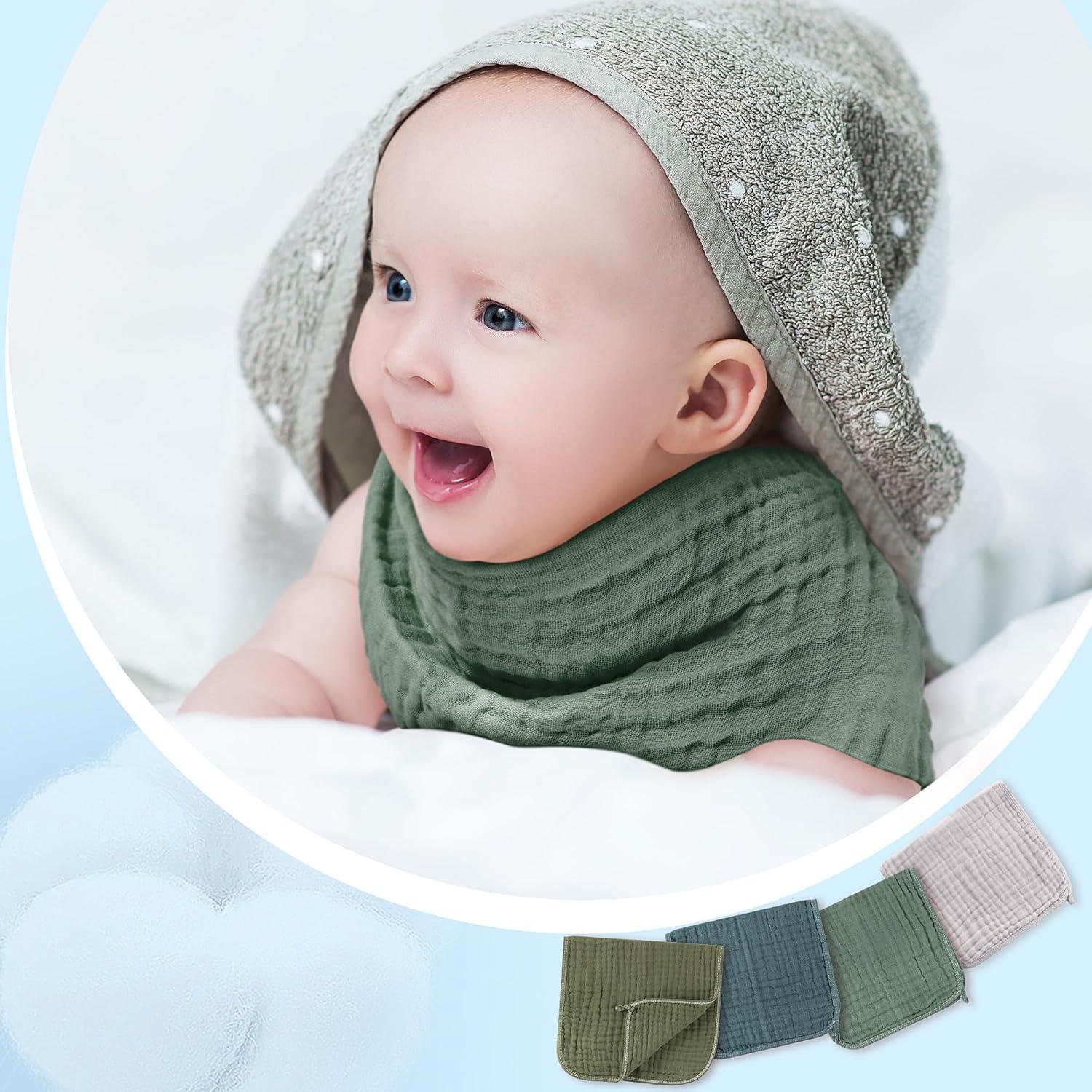 20 Pañales de Eructo Buryeah 50x25 cm Algodón Absorbente