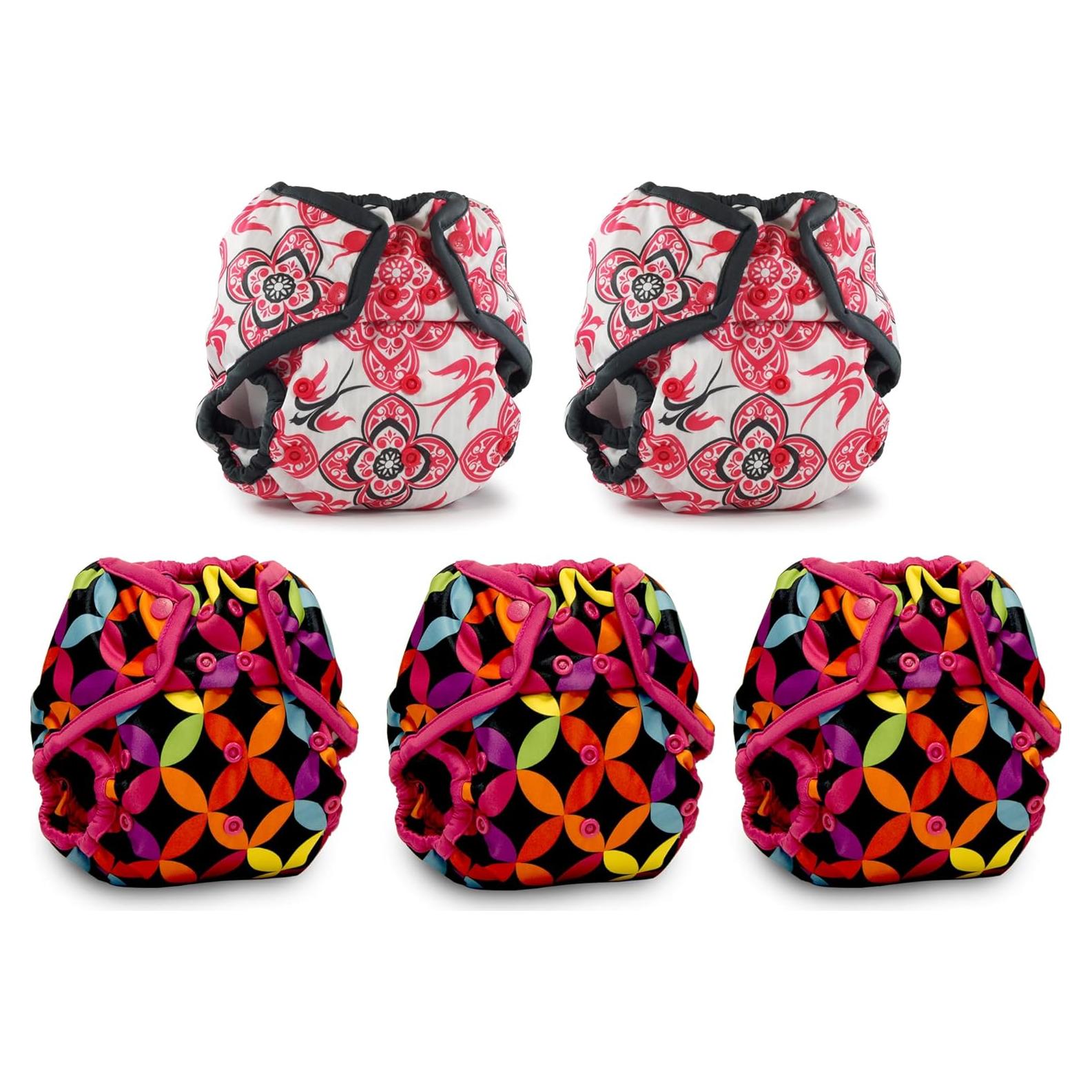 Cubiertas de Pañales de Tela Kanga Care Rumparooz Talla Única 5pk