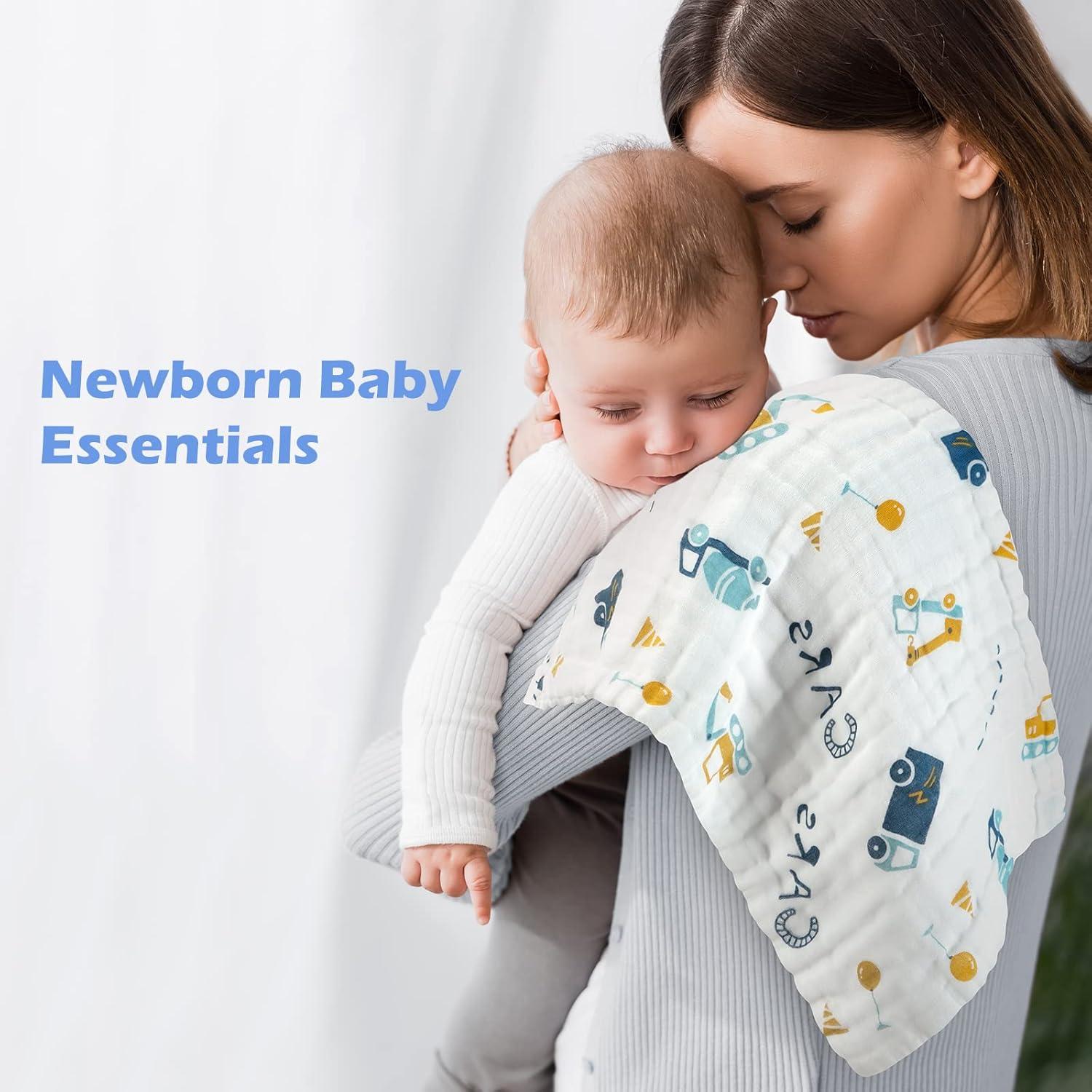 Pañales de Muselina Maliton 100% Algodón 6 Piezas