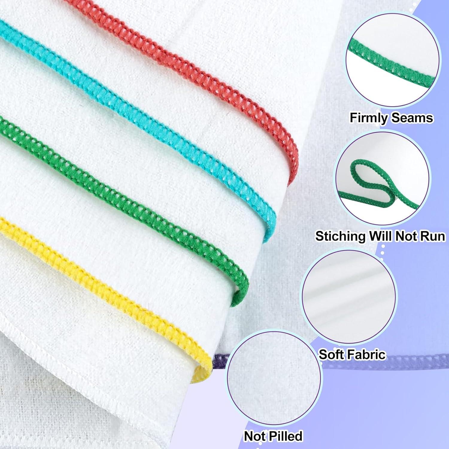 54 Toallitas de Tela Reutilizables para Bebés con Dispensador Negro