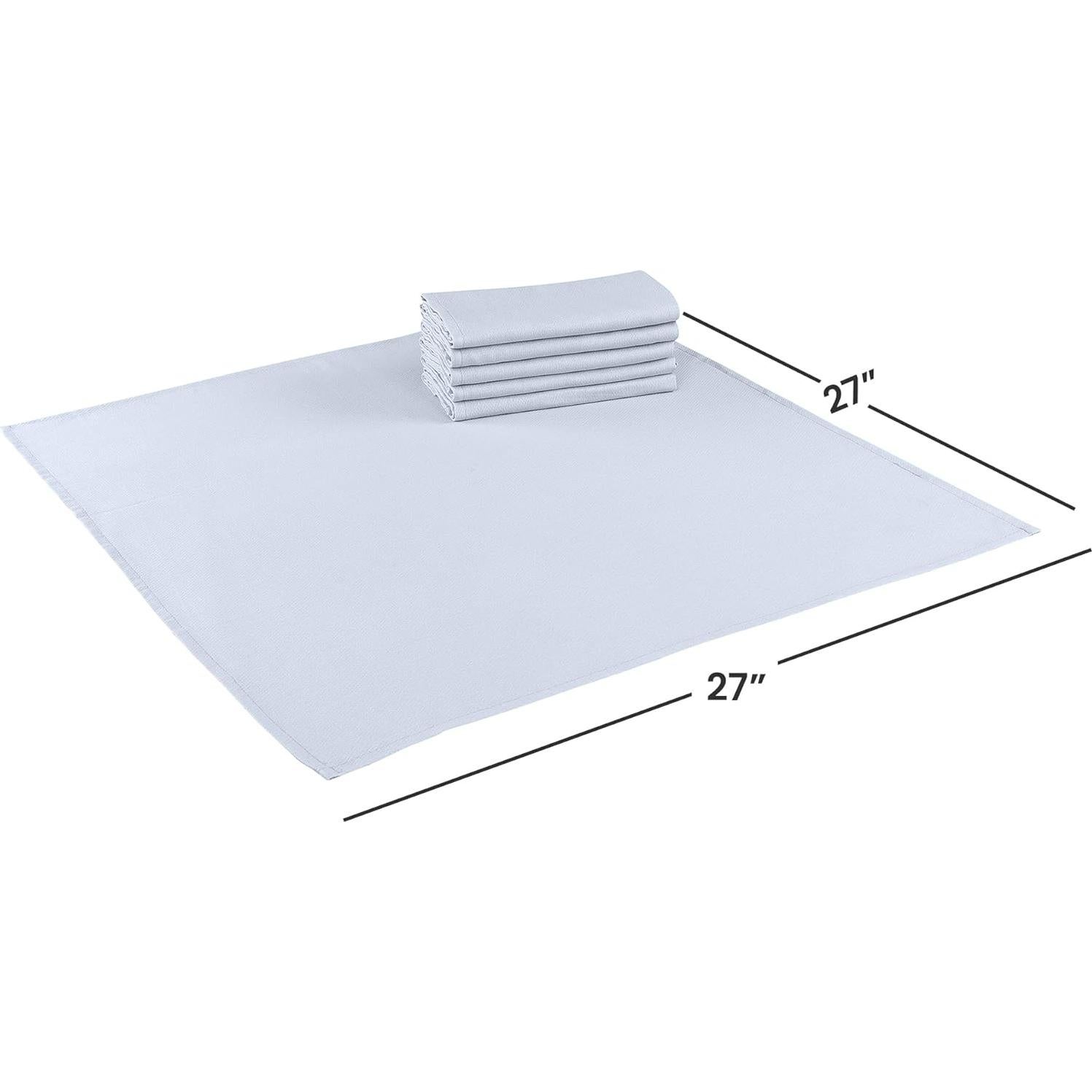 Paquete de 6 Pañales de Tela Algodón 100% Natural Little Pipers - Azul