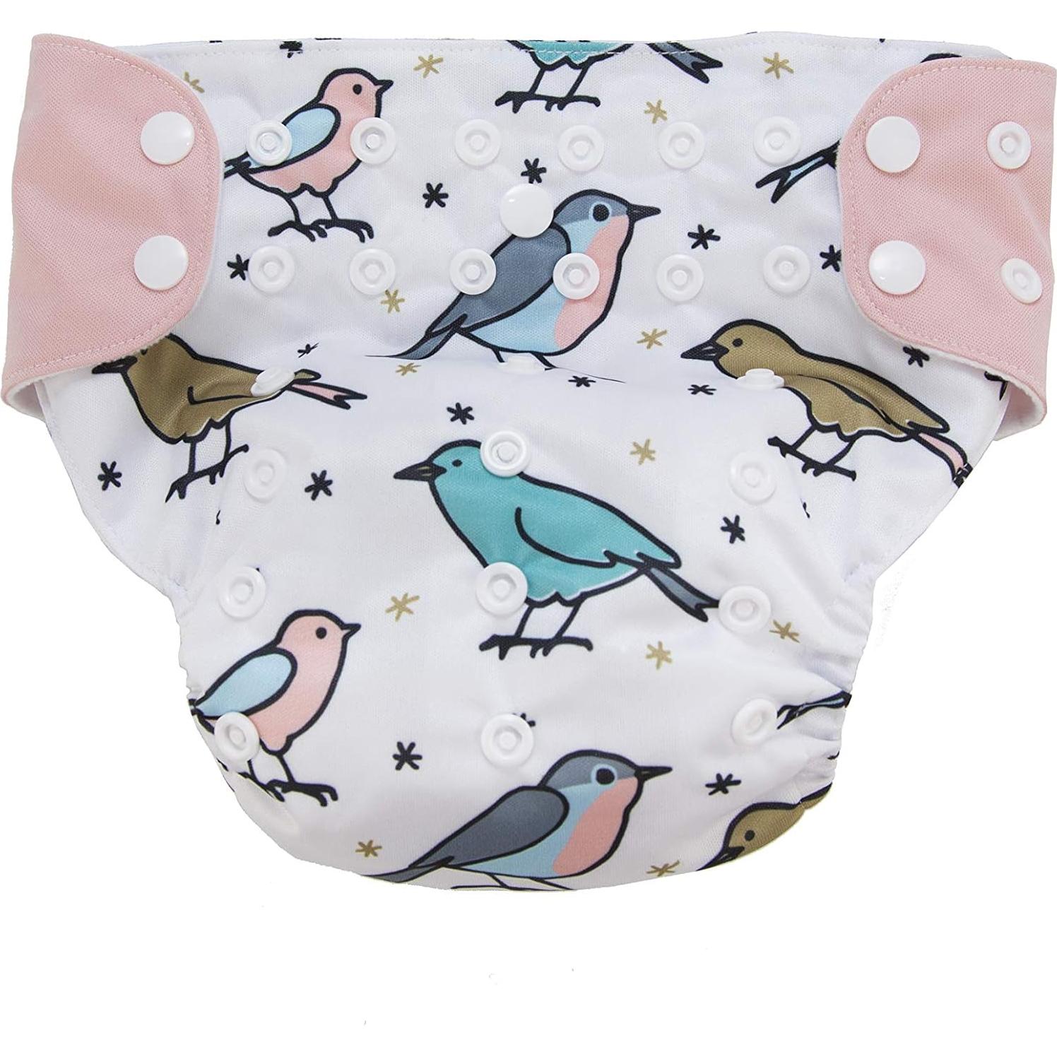 Paquete de 20 Pañales de Tela Reutilizables KaWaii Baby - Ajustables