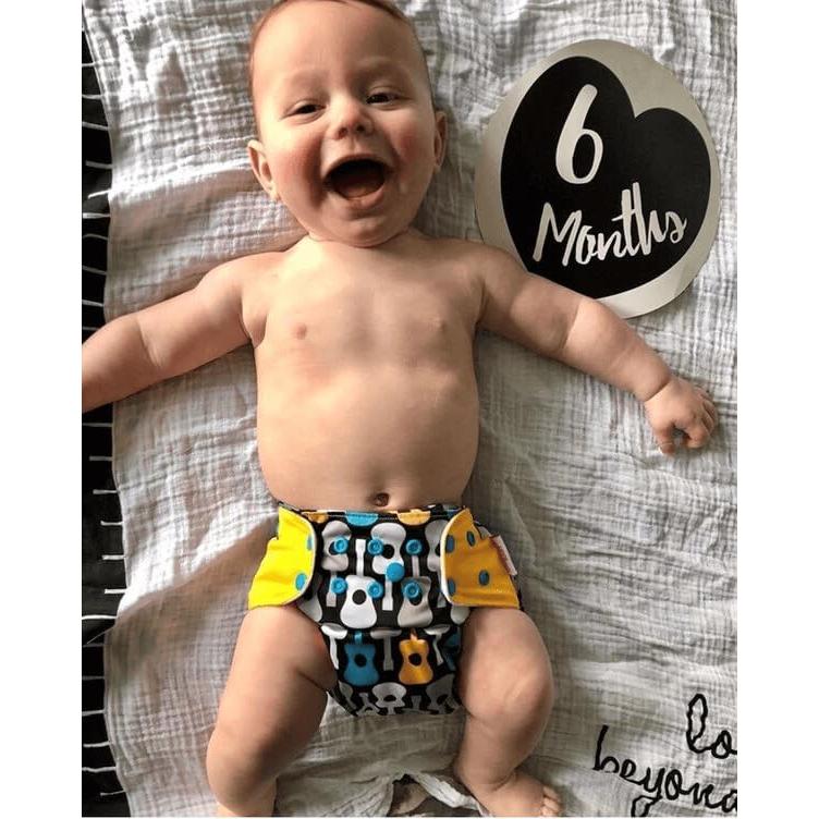 Paquete de 20 Pañales de Tela Reutilizables KaWaii Baby - Ajustables