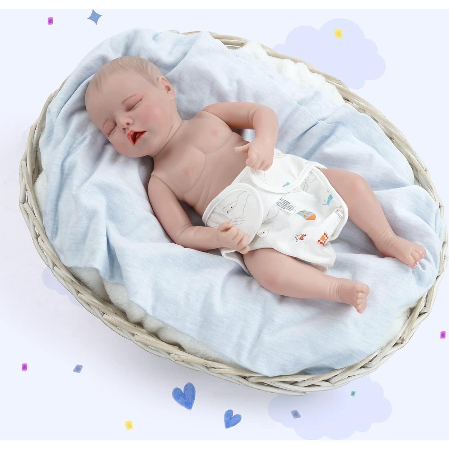 Pañales Reutilizables para Muñecas Reborn JIZHI 4 Pcs 43-61 cm