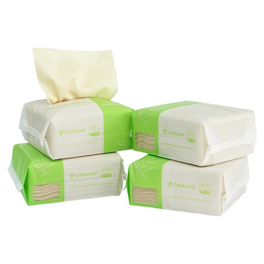 Toallitas Secas para Bebés Careboree 400 Unidades Algodón
