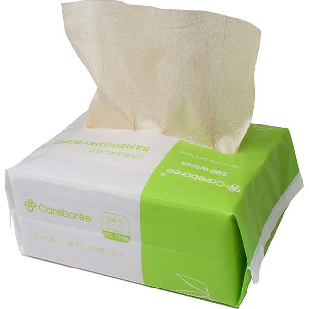 Toallitas Secas para Bebés Careboree 400 Unidades Algodón