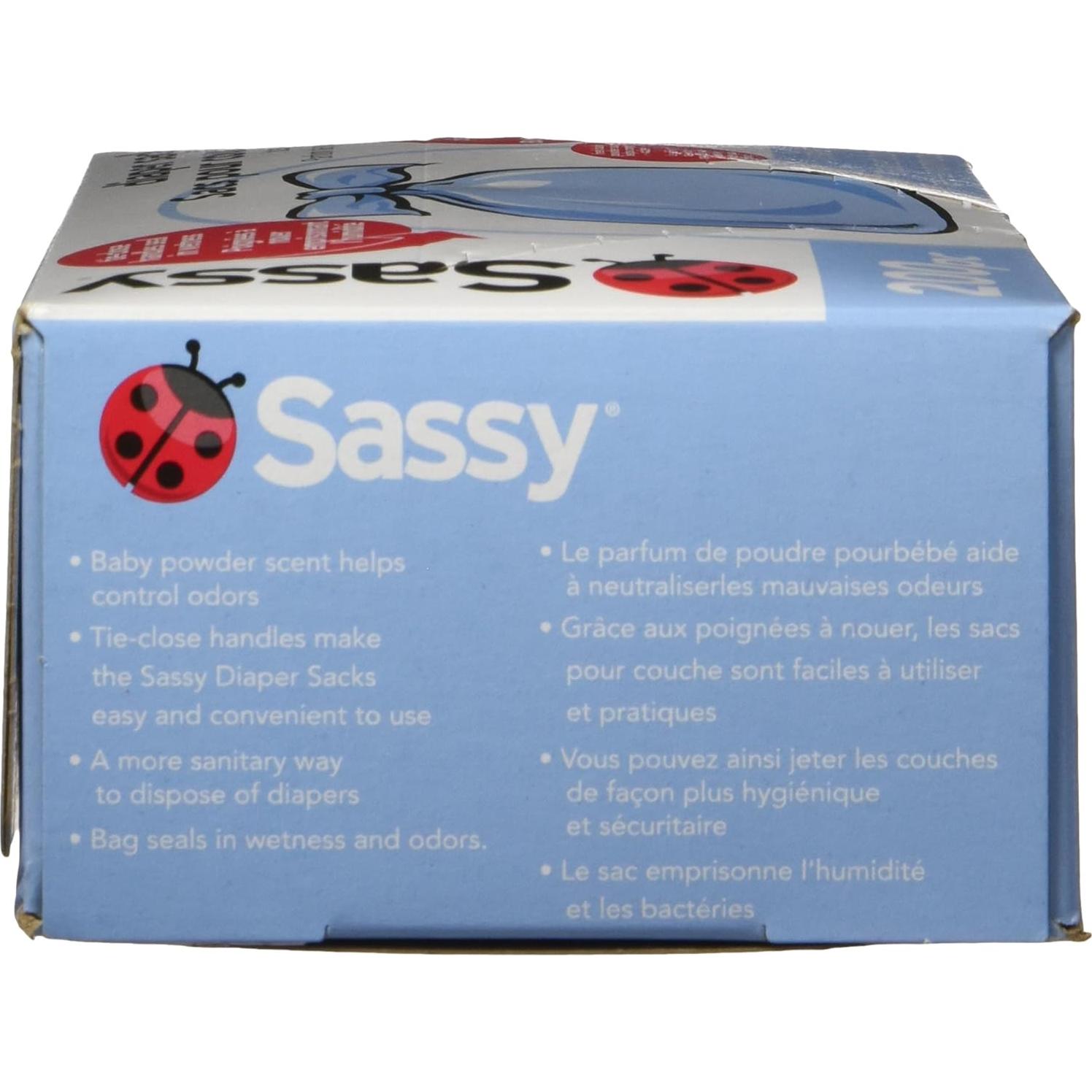 Sacos Desechables para Pañales Sassy Baby 200 Unidades