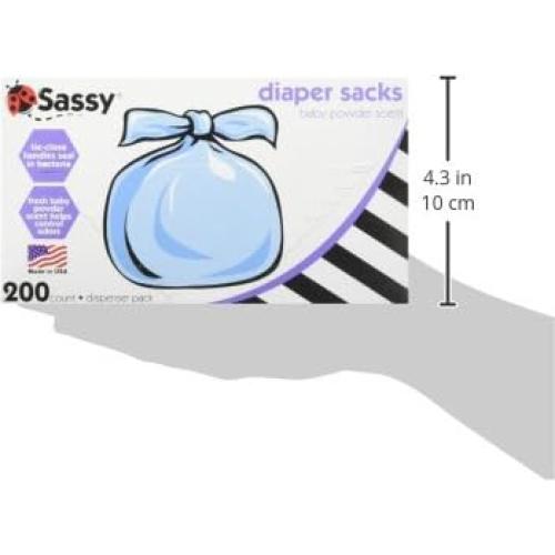 Sacos Desechables para Pañales Sassy Baby 200 Unidades