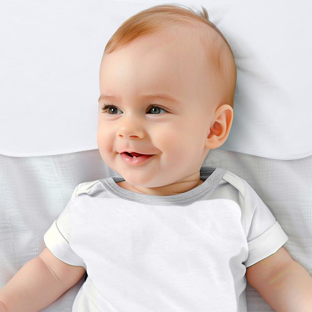 Paquete de 8 Paños para Eructar Bebés LazyRhino, 23x46 cm