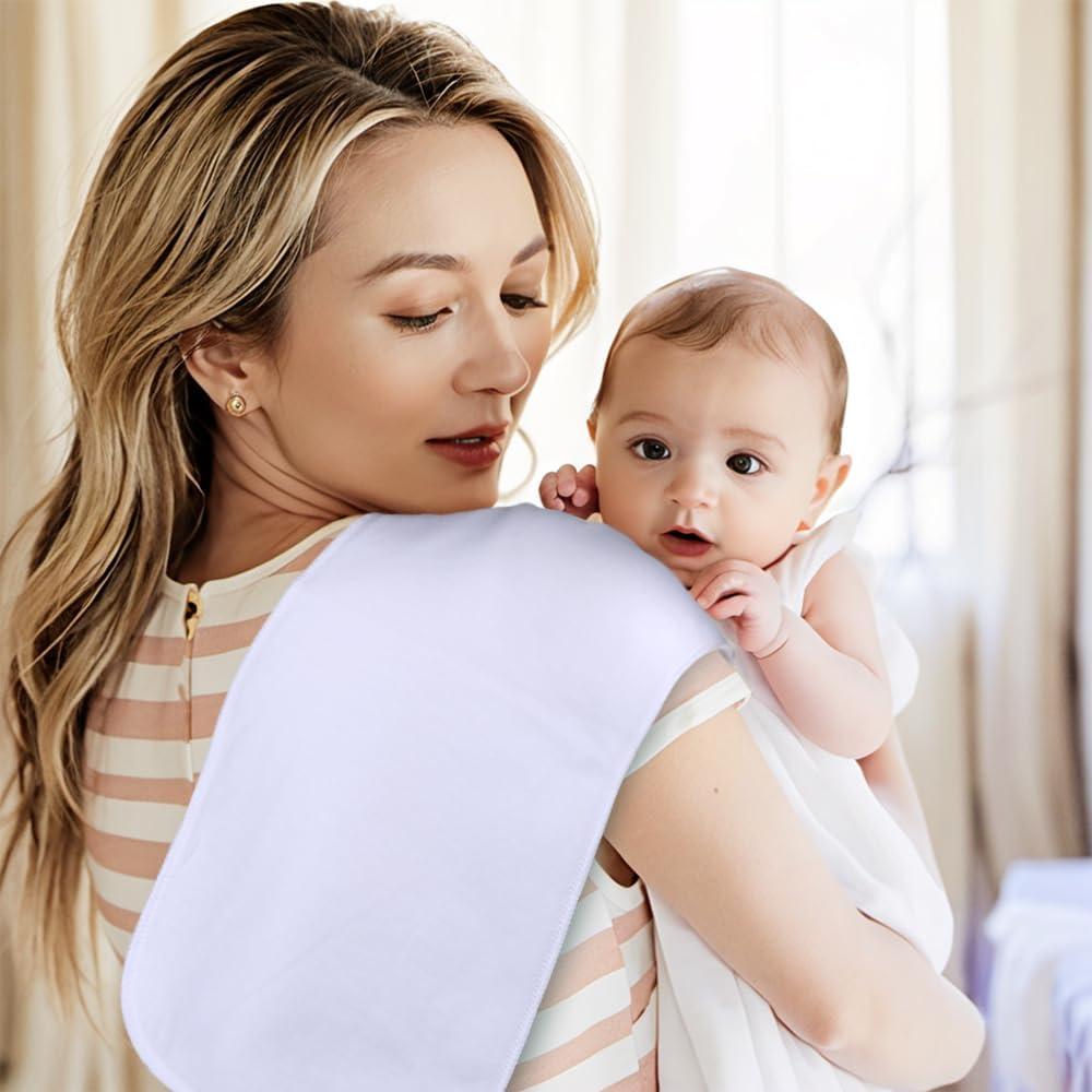 Paquete de 8 Paños para Eructar Bebés LazyRhino, 23x46 cm