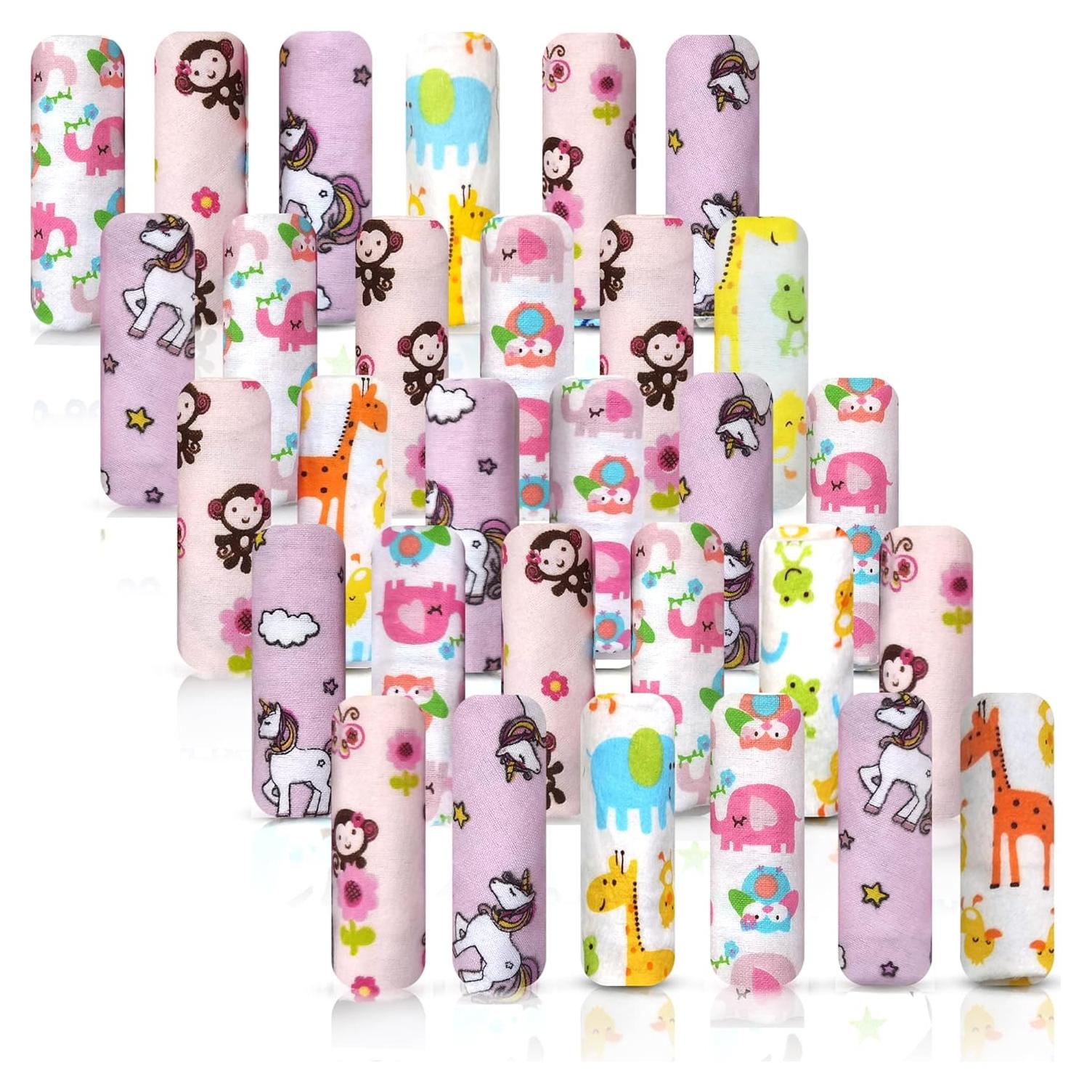 Paquete de 30 Paños de Baño Omilion 100% Algodón 18x25 cm