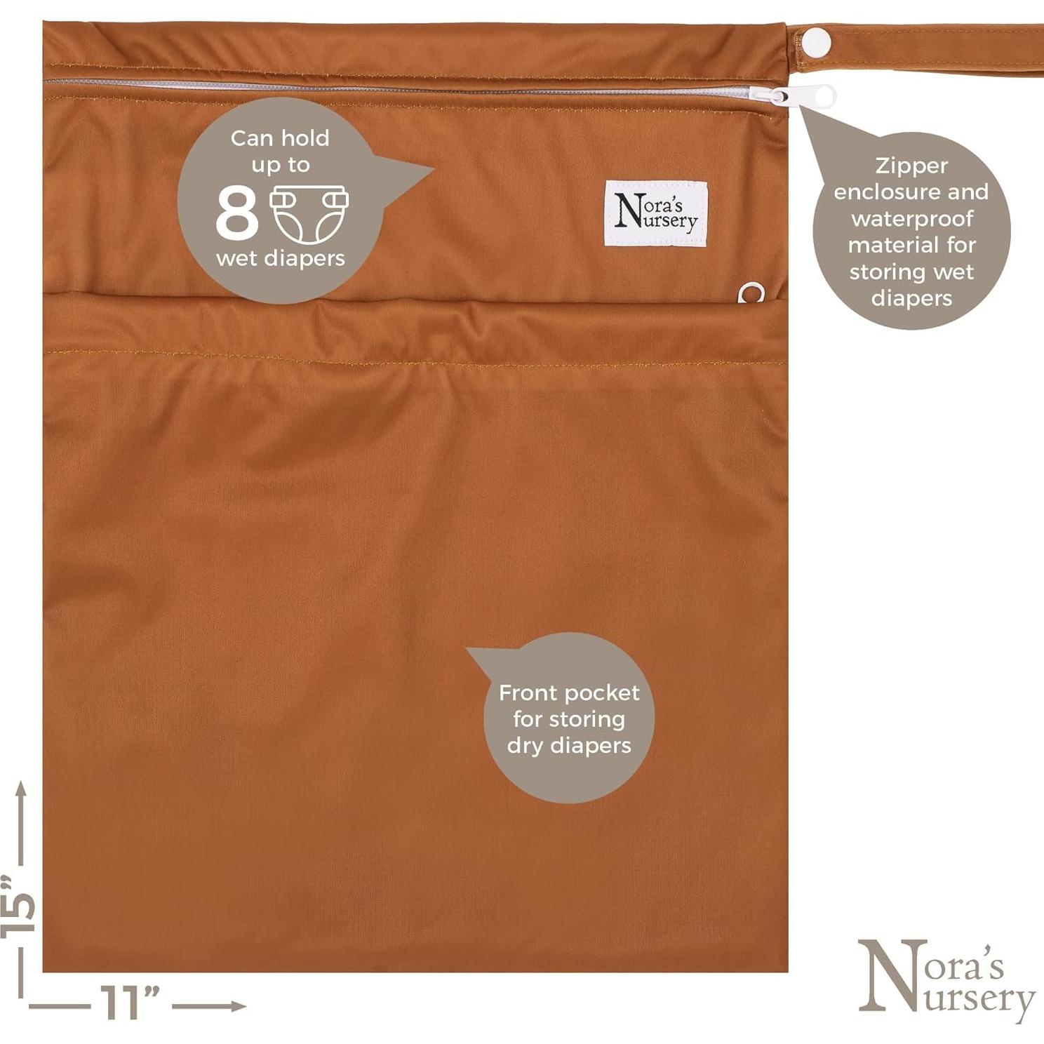 Bolsas Húmedas y Secas Nora's Nursery - 28x38 cm - 2 Paquete